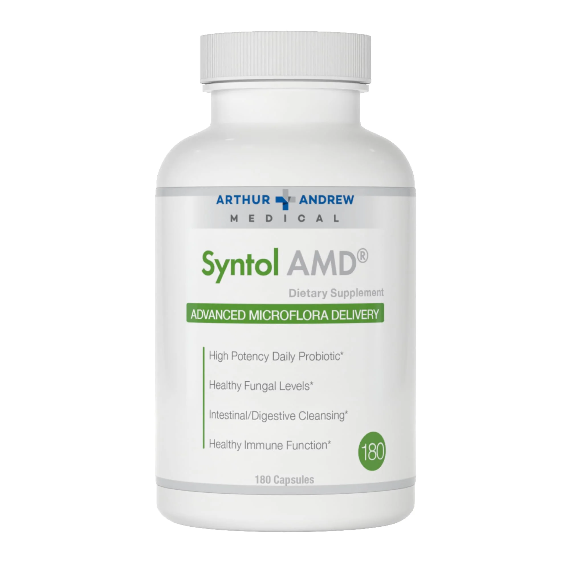 Arthur Andrew Medical Syntol 3-in-1 Probiotics, Prebiotic Fiber & Enzymes – 180 Capsules - Image 10