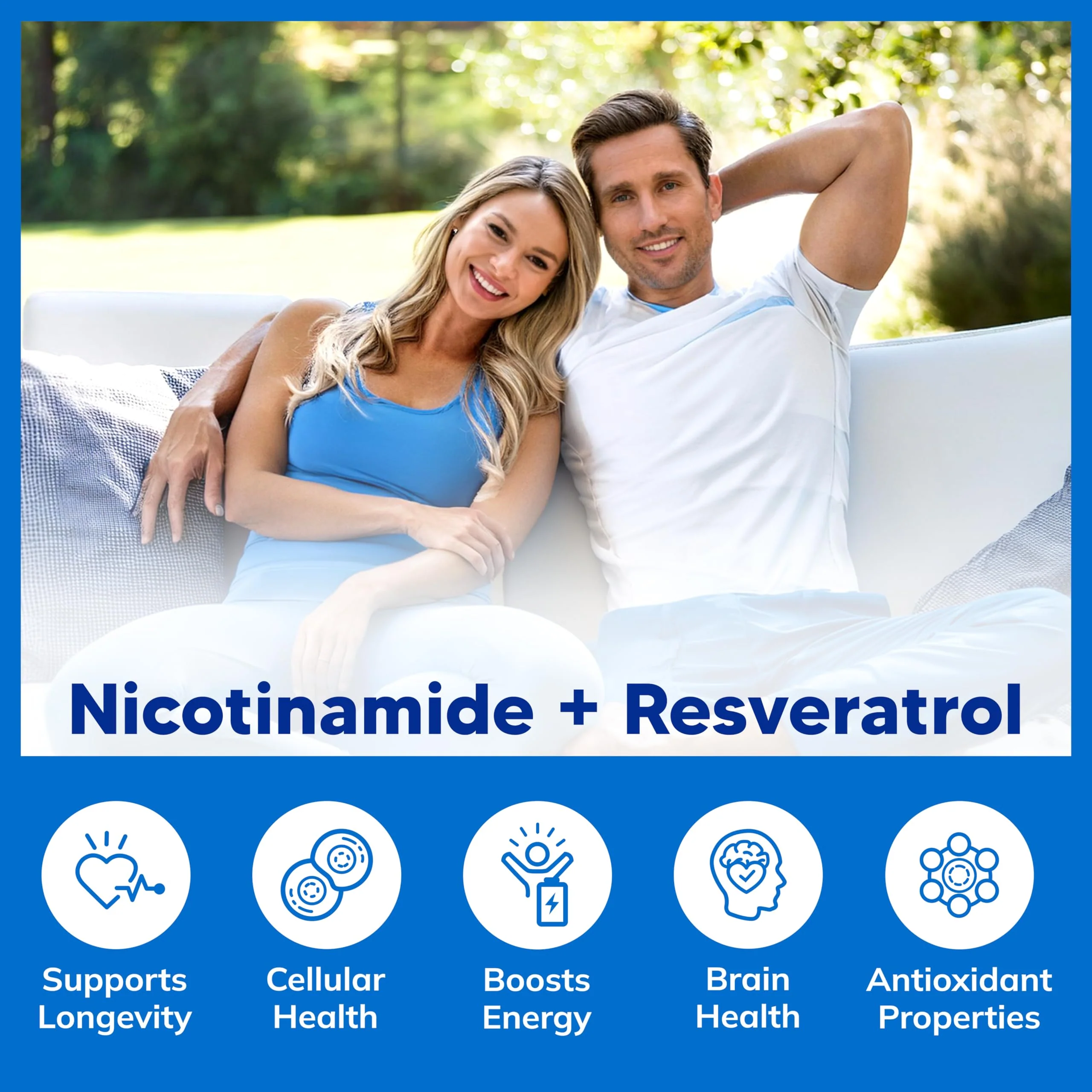 aSquared Nutrition Nicotinamide + Resveratrol - 120 Veggie Capsules | Vitamin B3 500mg (Nicotinamide Flush Free) - Image 6