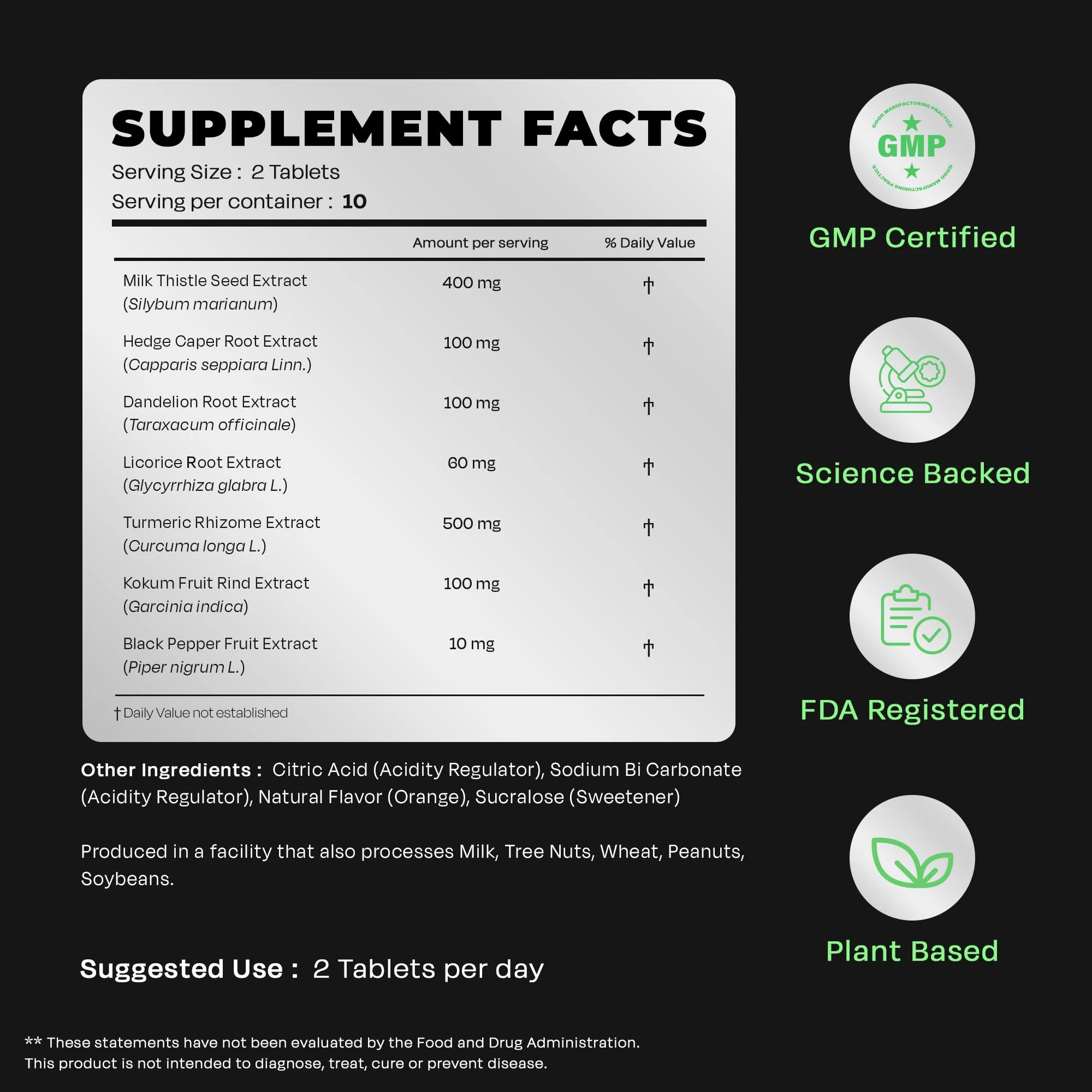 Auric Herbal Liver Support Supplement | Milk Thistle, Turmeric & More | 80 Tablets | Gluten-Free & Plant-Based - Image 15
