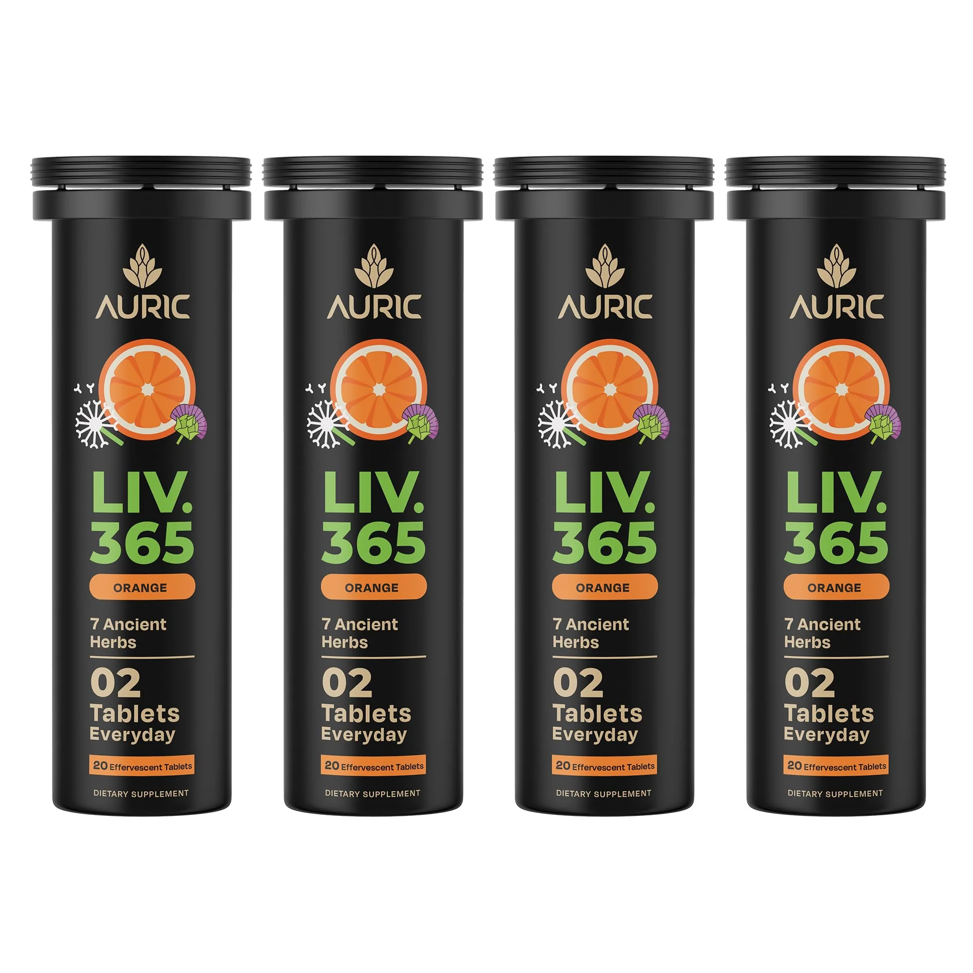 Auric Herbal Liver Support Supplement | Milk Thistle, Turmeric & More | 80 Tablets | Gluten-Free & Plant-Based - Image 9