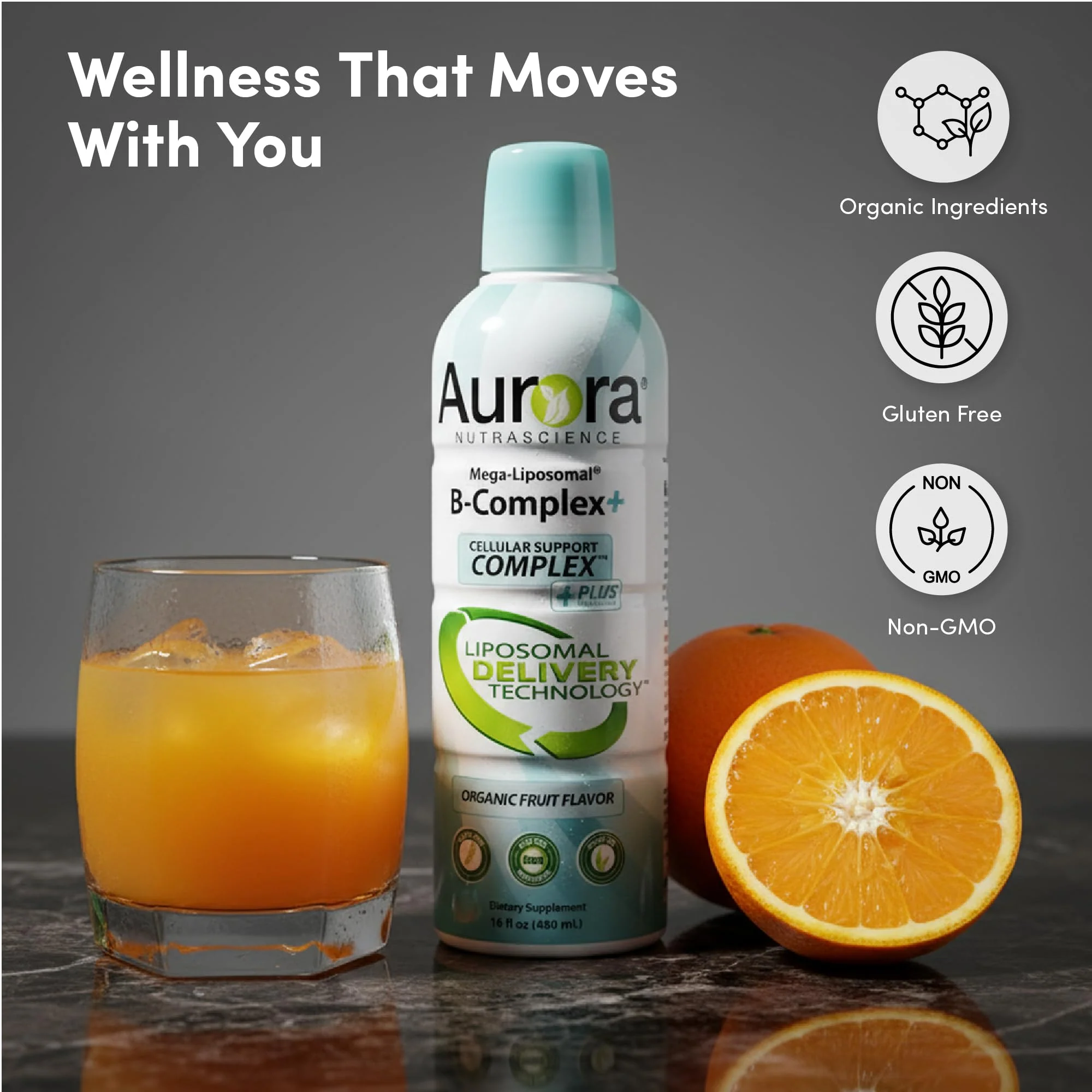 Aurora Nutrascience Mega-Liposomal B-Complex + Vitamin C – Energy & Immune Support | Gluten Free - Image 7