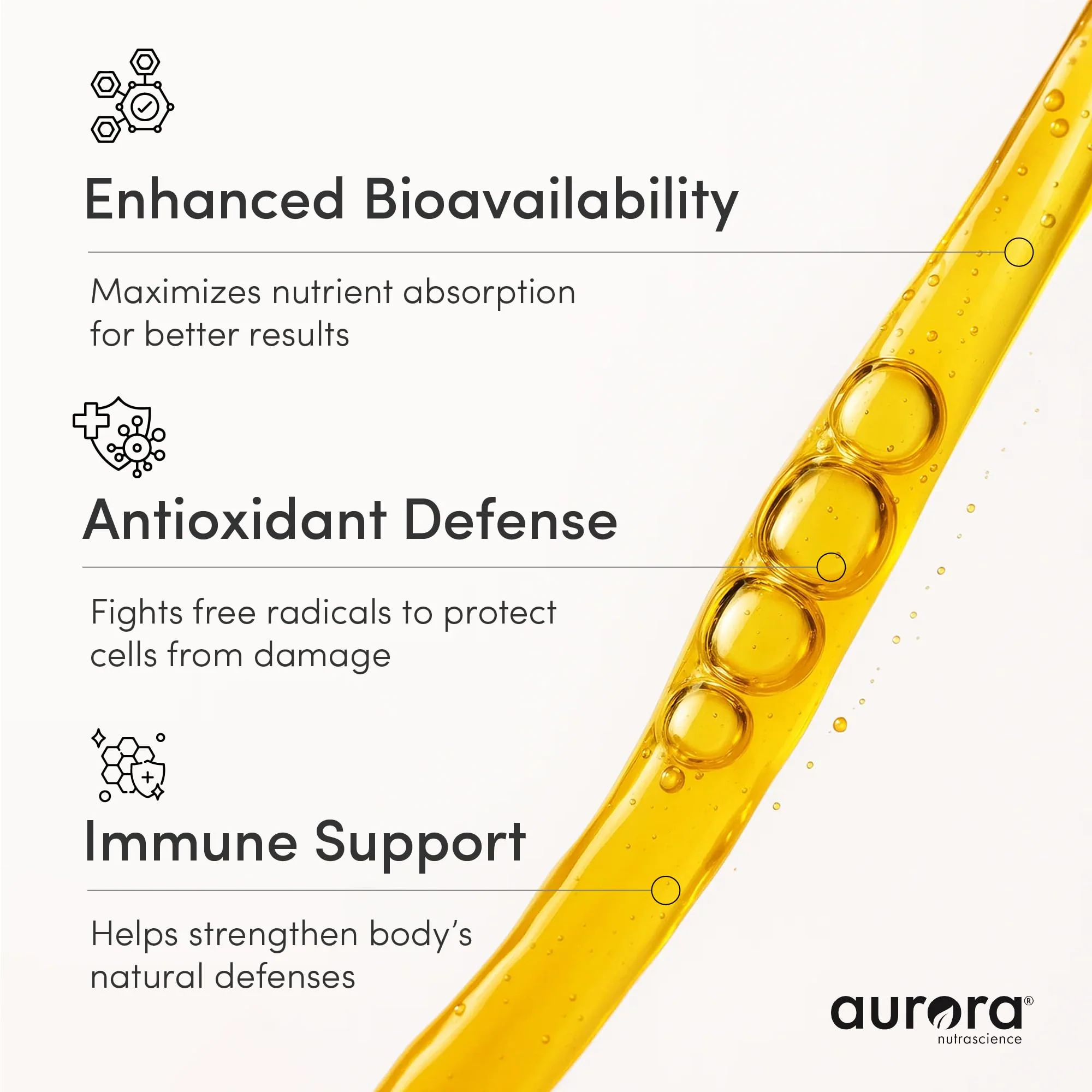 Aurora Nutrascience Micro-Pack Liposomal Vitamin C – Immune Support, 1,000 mg per Serving, Gluten Free, Non-GMO, 30 Packets (21.7 oz) - Image 5