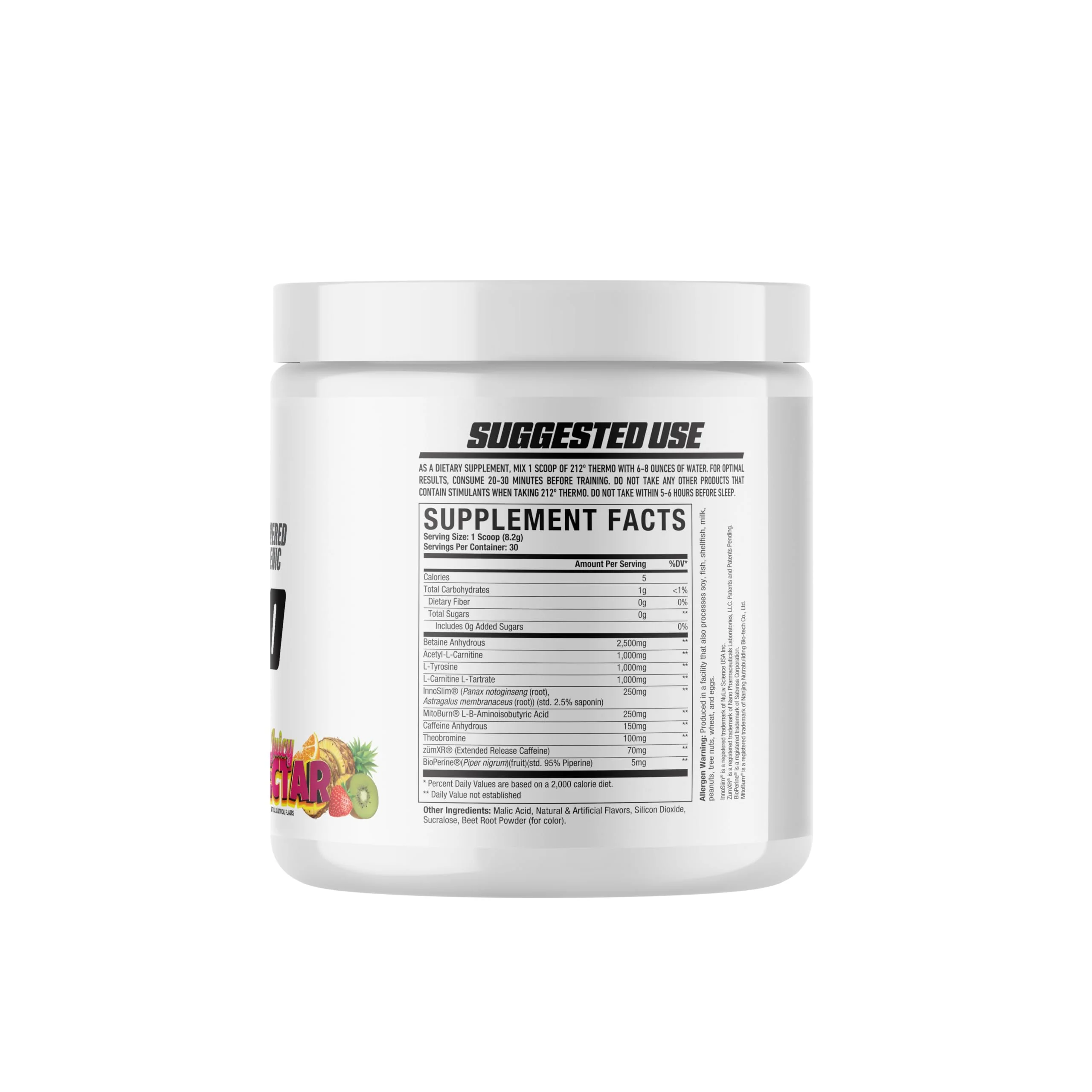 Axe & Sledge 212º Thermo Weight Management Powder | 200mg Caffeine | Juicy Nectar - Image 2