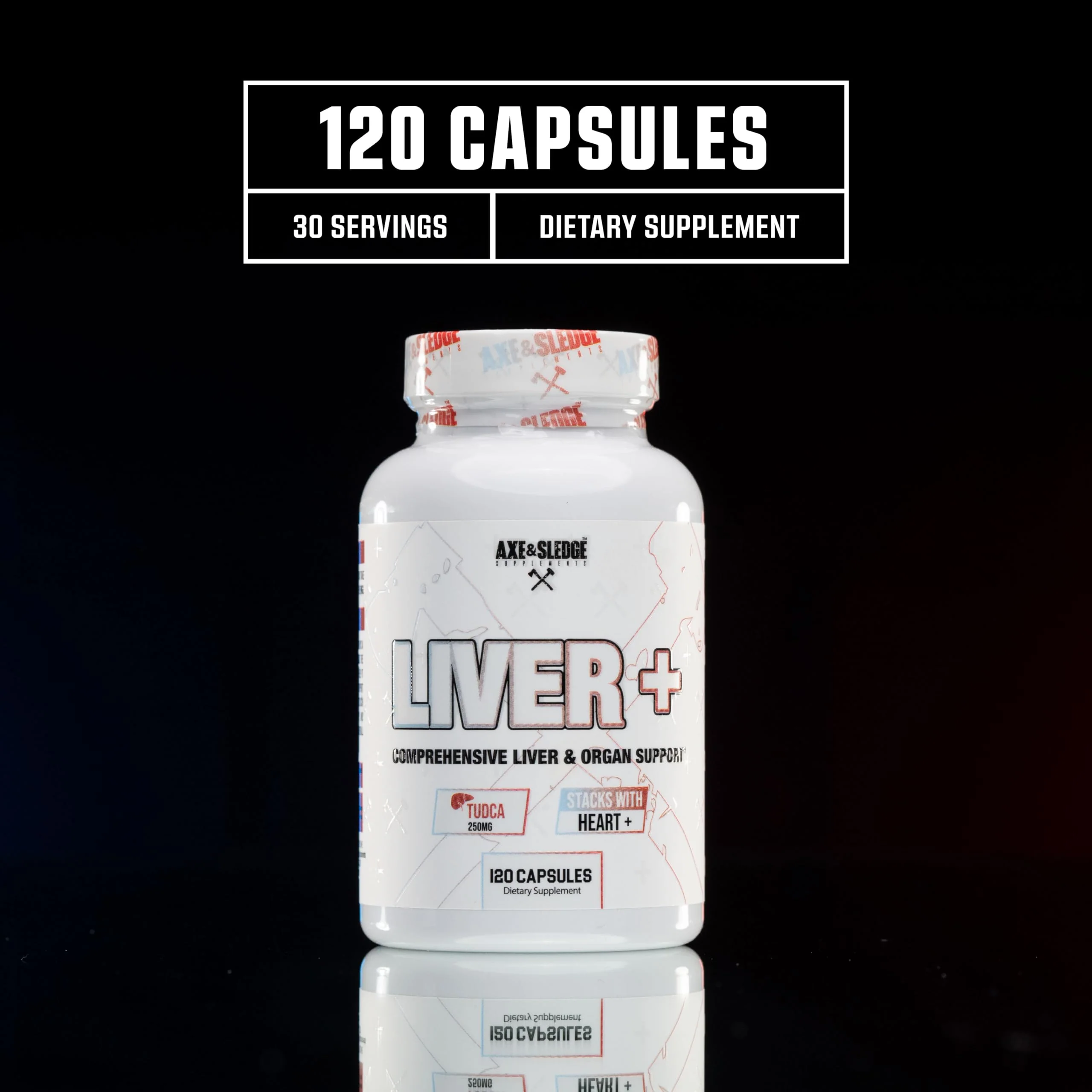 Axe & Sledge Liver+ Supplement | NAC 1000mg, TUDCA 250mg, Milk Thistle 1000mg | 30 Servings - Image 4