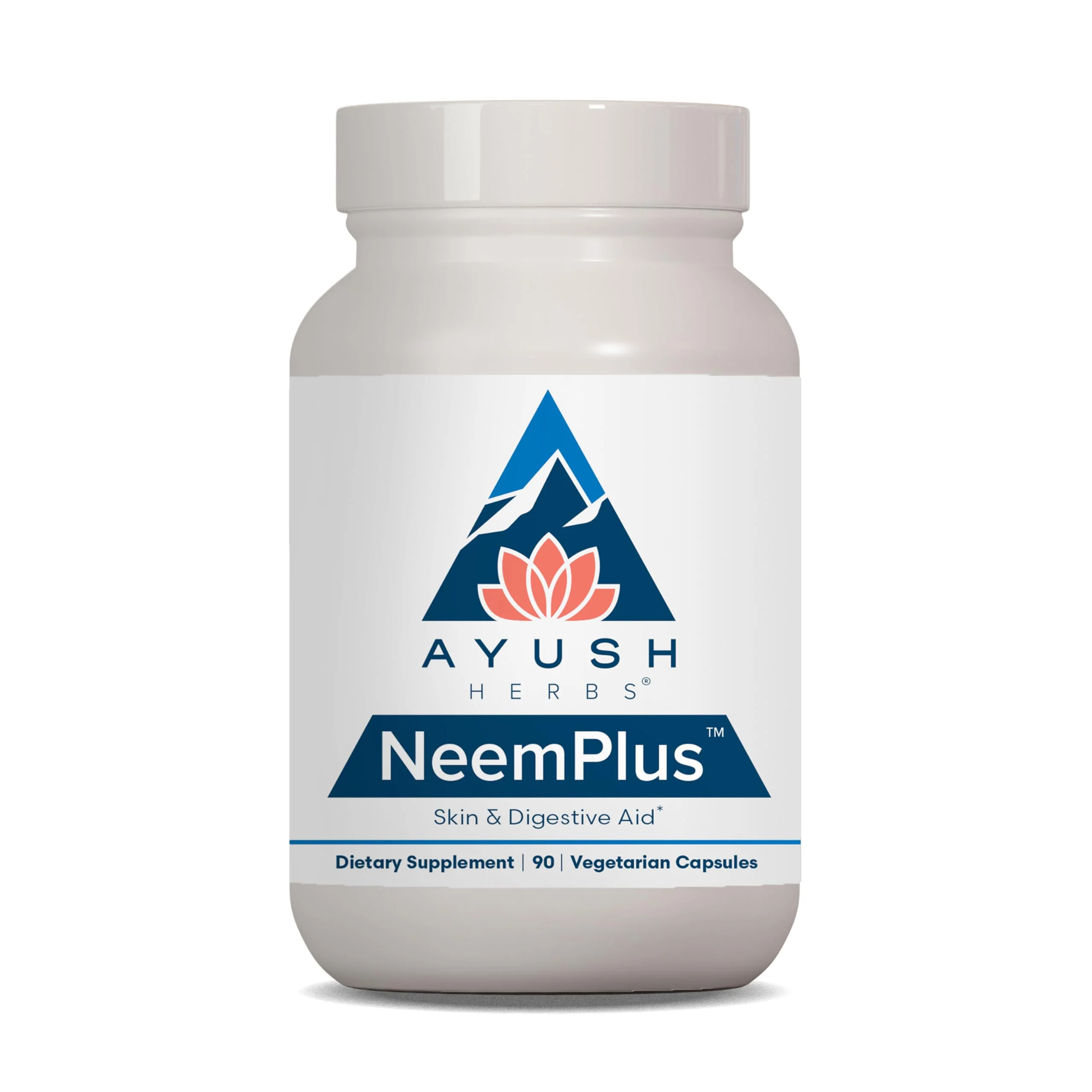 Ayush Herbs Neem Plus - Digestive Health, Skin & Immune Support, 90 Vegetarian Capsules - Image 8
