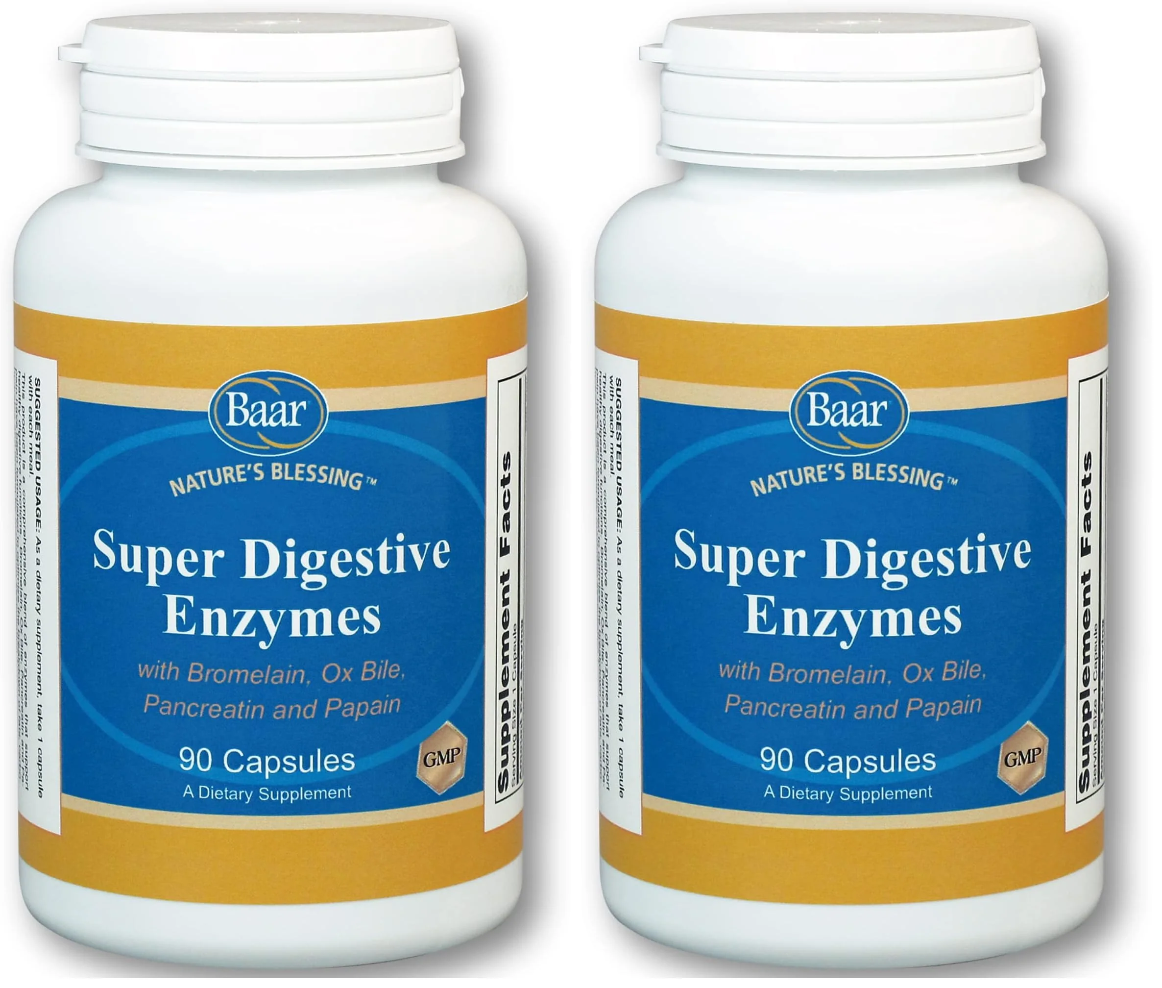 Baar Super Digestive Enzymes - 90 Capsules (Pack of 2)
