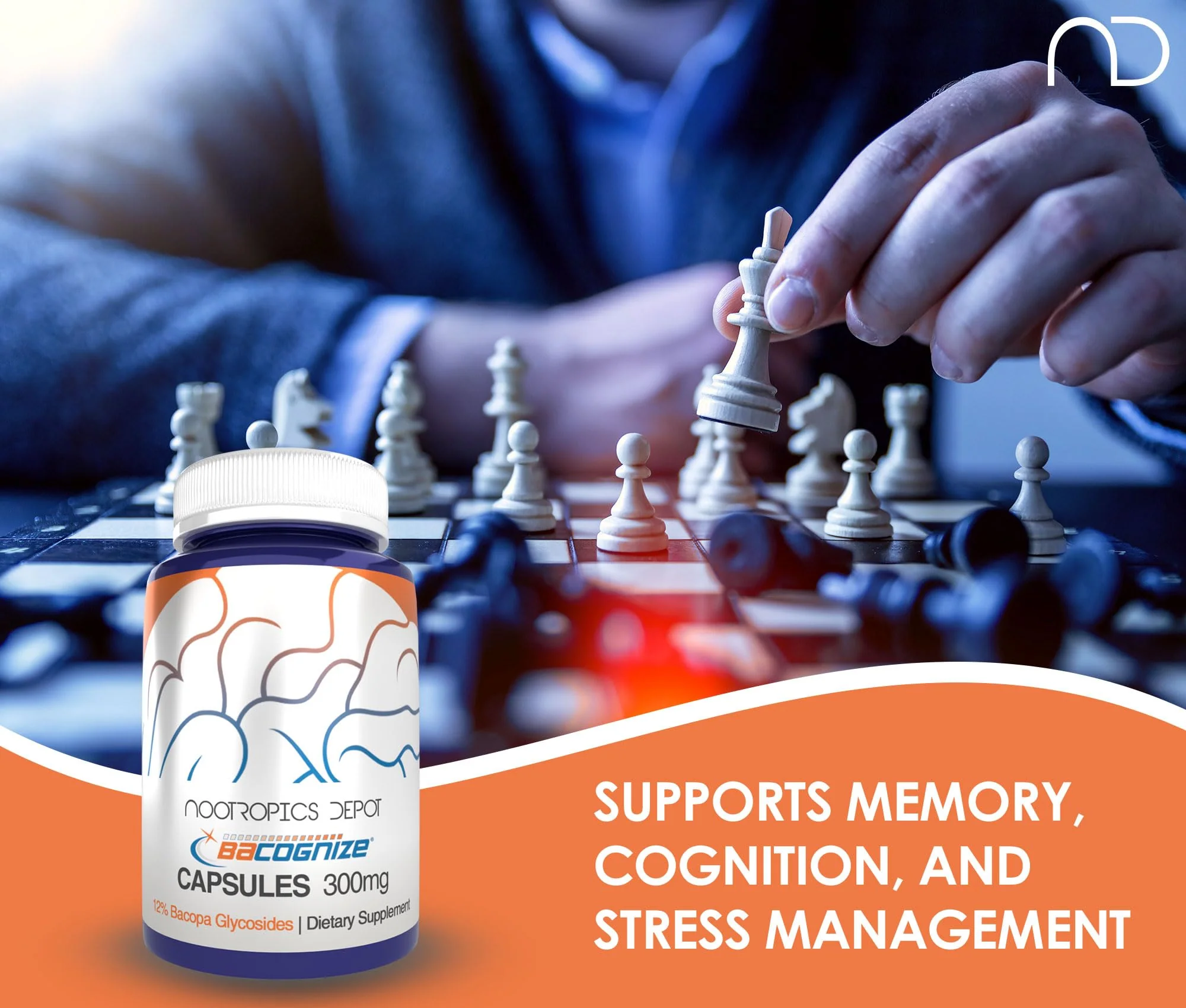 BaCognize Bacopa Monnieri Capsules – 300mg, 240 Count | Nootropic Brain Booster - Image 3