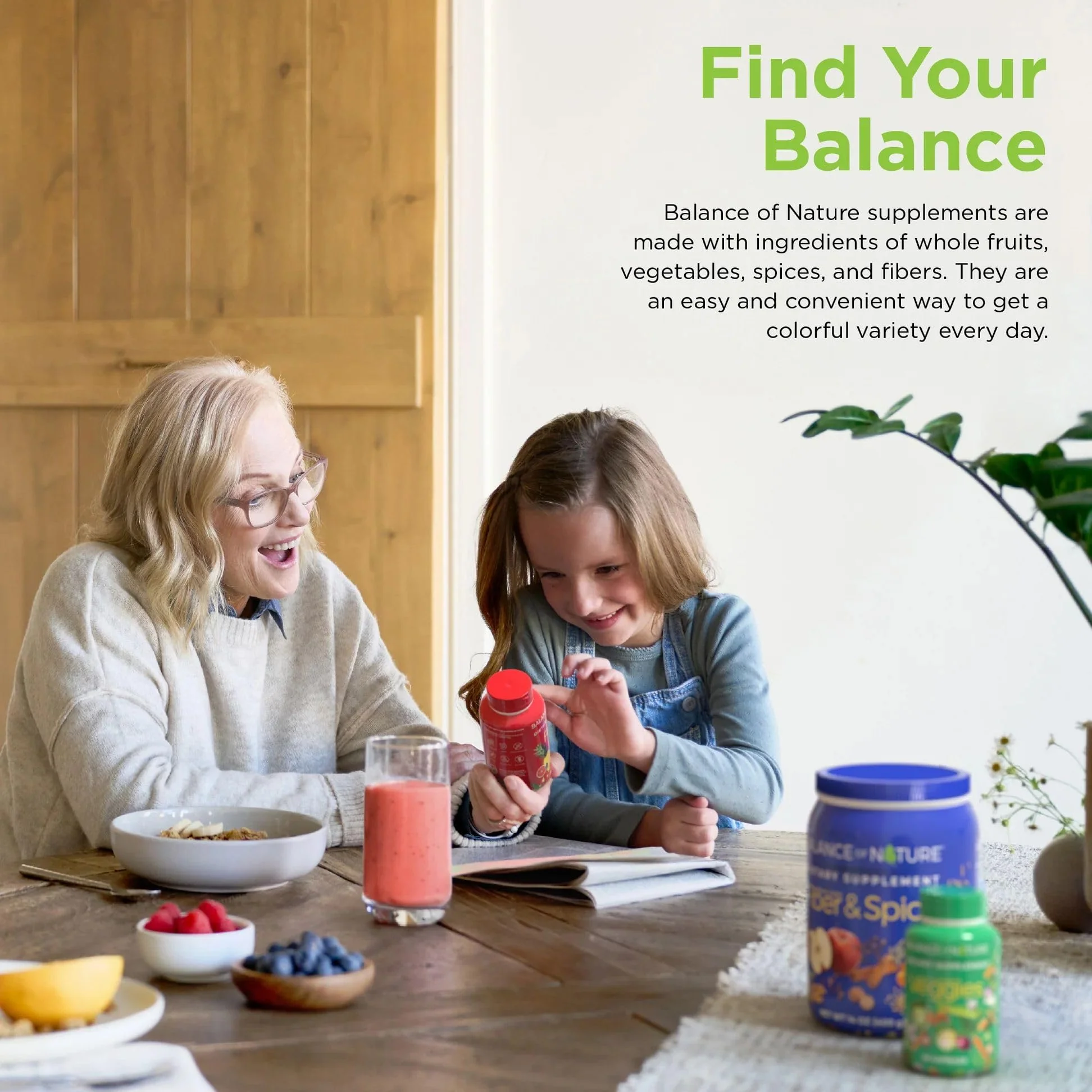 Balance of Nature Fruits & Veggies Supplements – 90 Fruits & 90 Veggies Capsules Set - Image 12