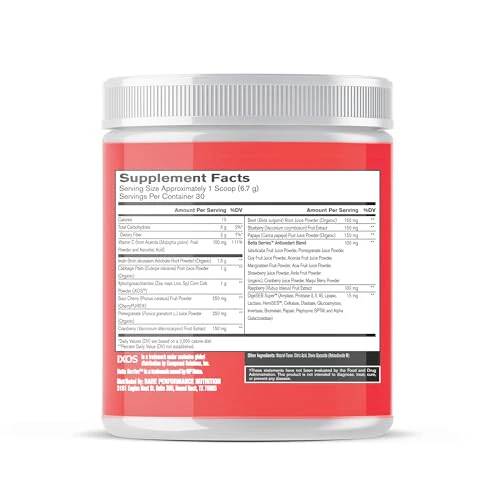 BARE PERFORMANCE NUTRITION Strong Reds Superfood Powder – Digestive Enzymes, Antioxidants, Energy | 30 Servings - Image 12