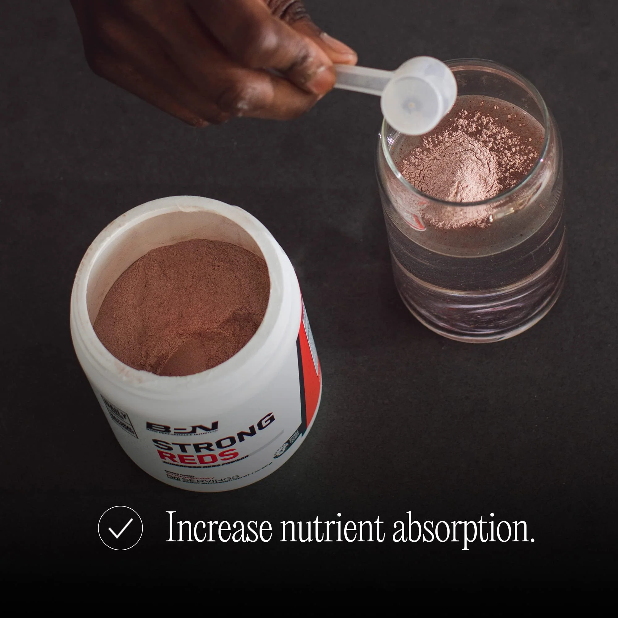 BARE PERFORMANCE NUTRITION Strong Reds Superfood Powder – Digestive Enzymes, Antioxidants, Energy | 30 Servings - Image 8
