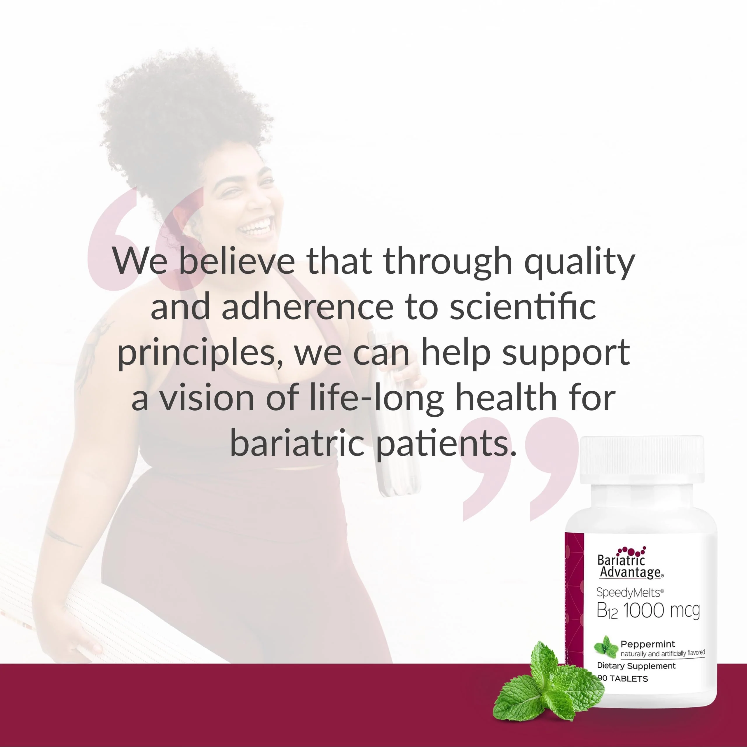 Bariatric Advantage B-12 Speedy Melts: 1000 mcg B12 + 200 mcg Folate - Image 7
