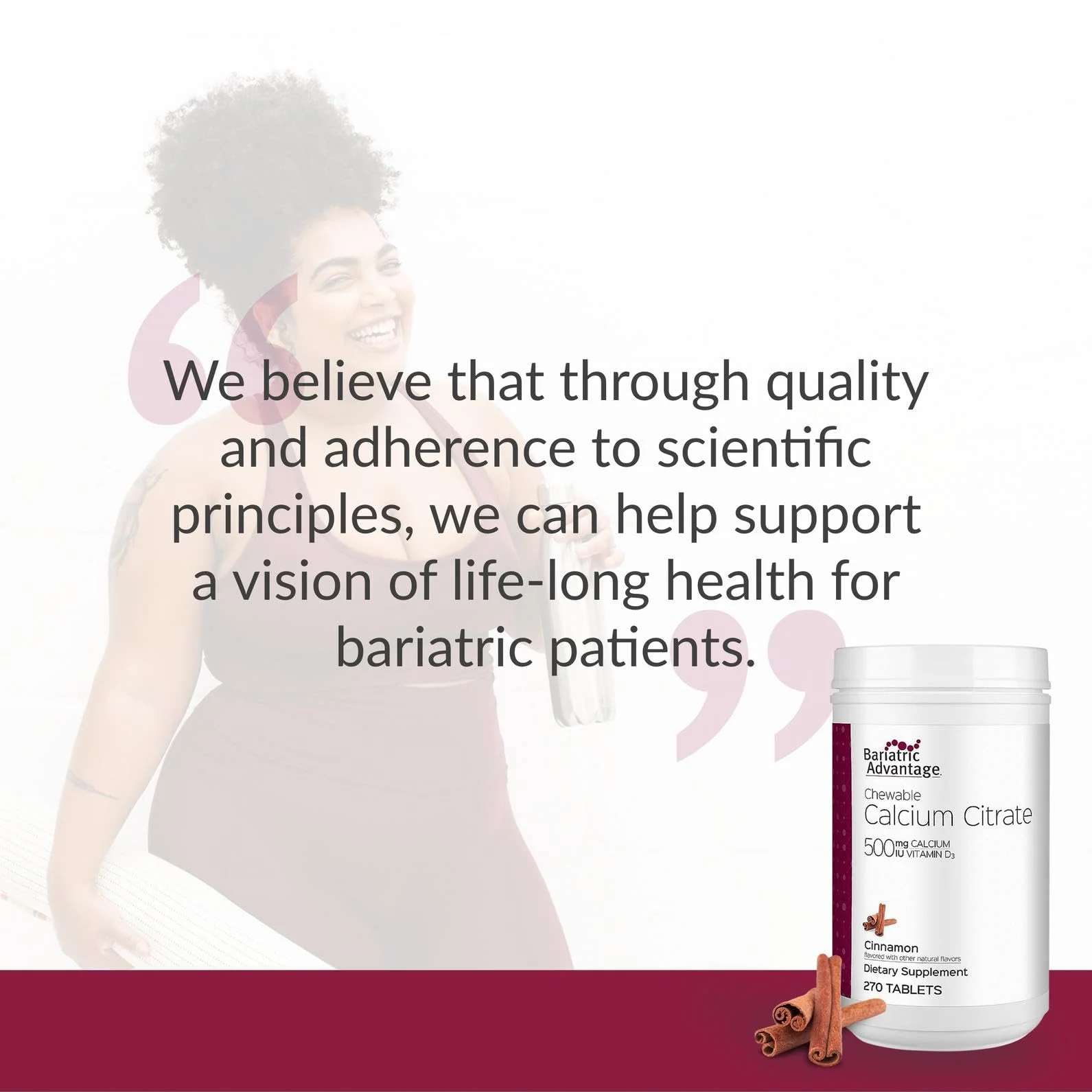 Bariatric Advantage Calcium Citrate Chewable 500 mg – Cinnamon | 270 Count – Post-Surgery Bariatric Calcium Supplement - Image 14