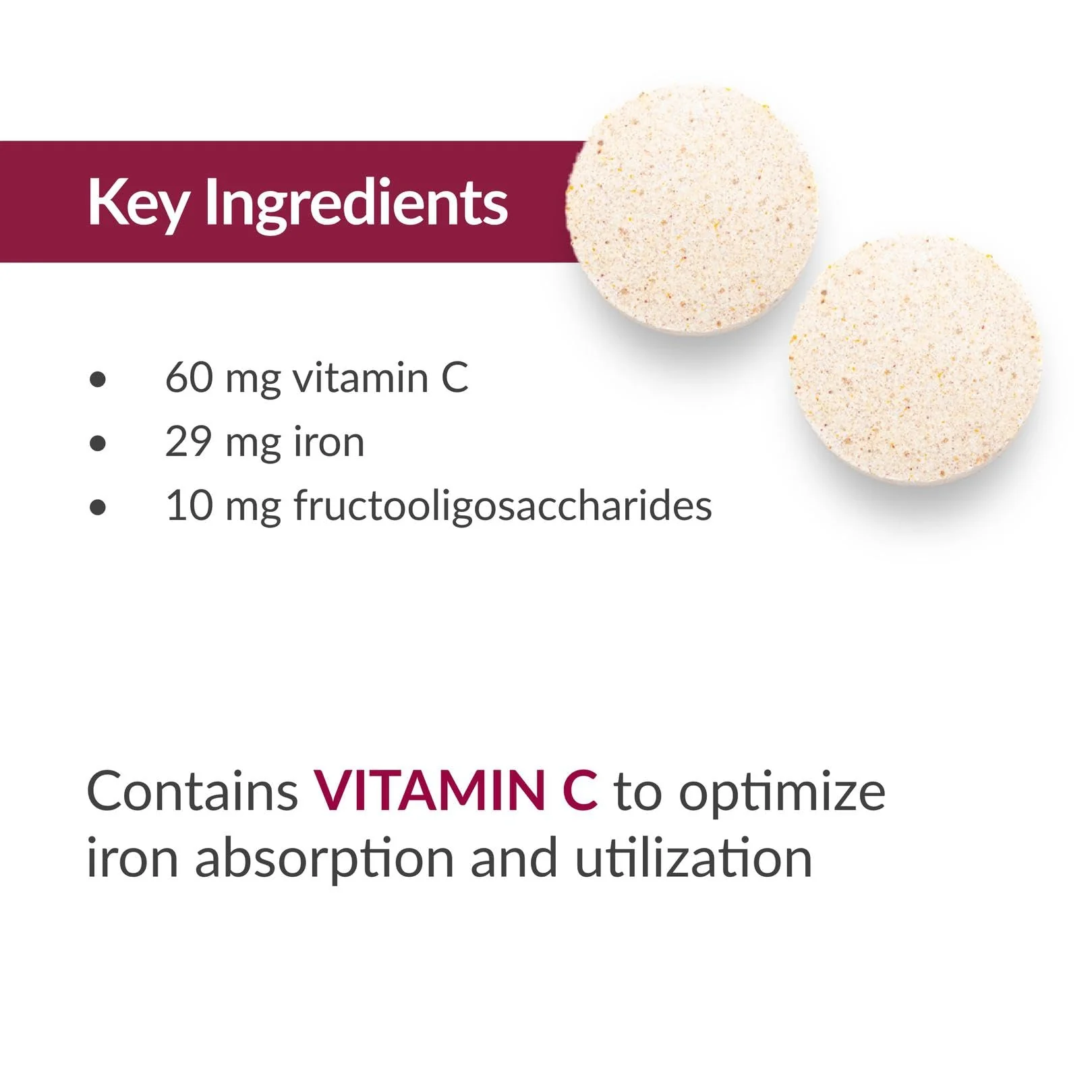 Bariatric Advantage Chewable Iron 29 mg — Post-Surgery Iron with Vitamin C, No Metallic Taste, 90 Count - Image 13