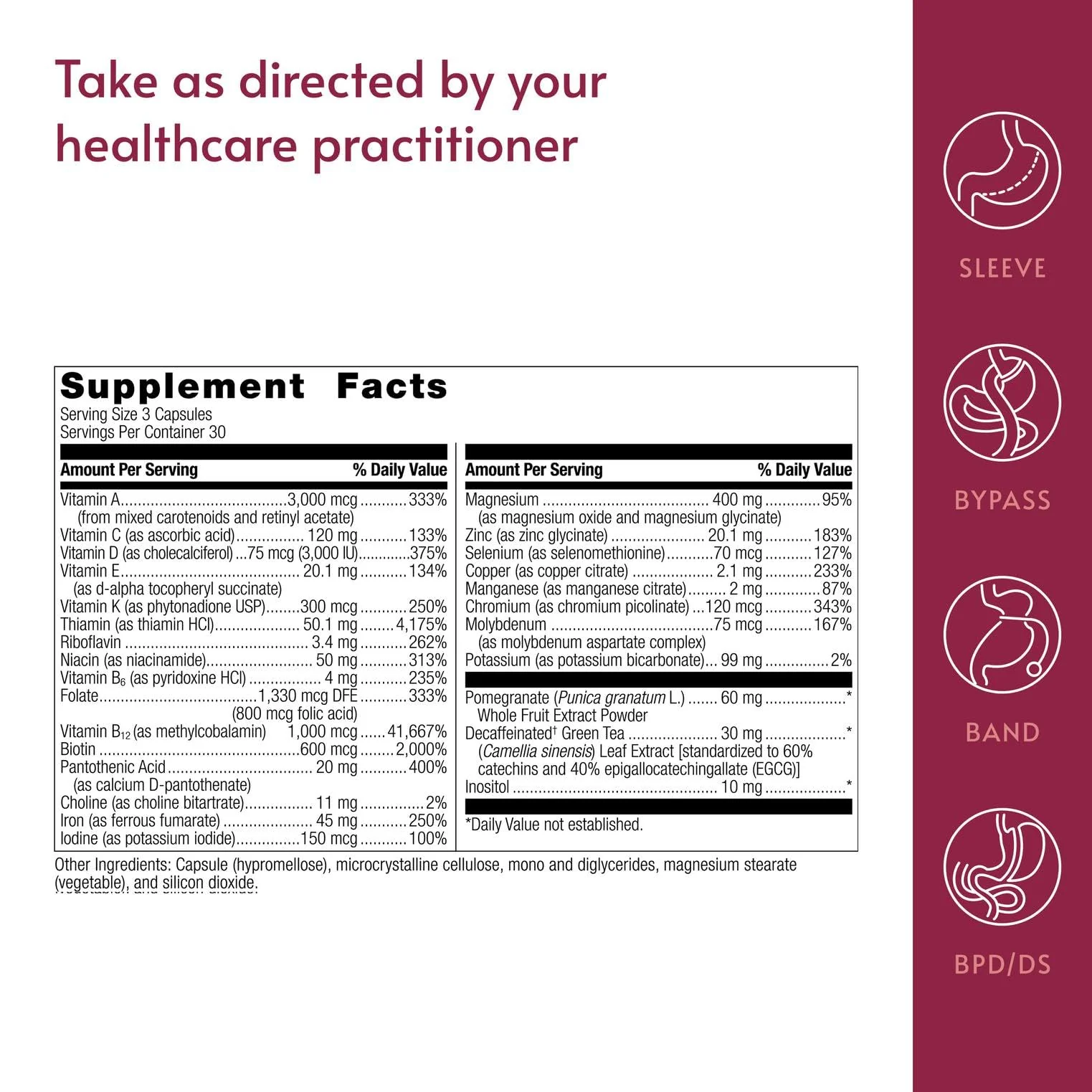 Bariatric Advantage Ultra Multivitamin with Iron - 90 Count | Post-Op Bariatric Vitamin - Image 4
