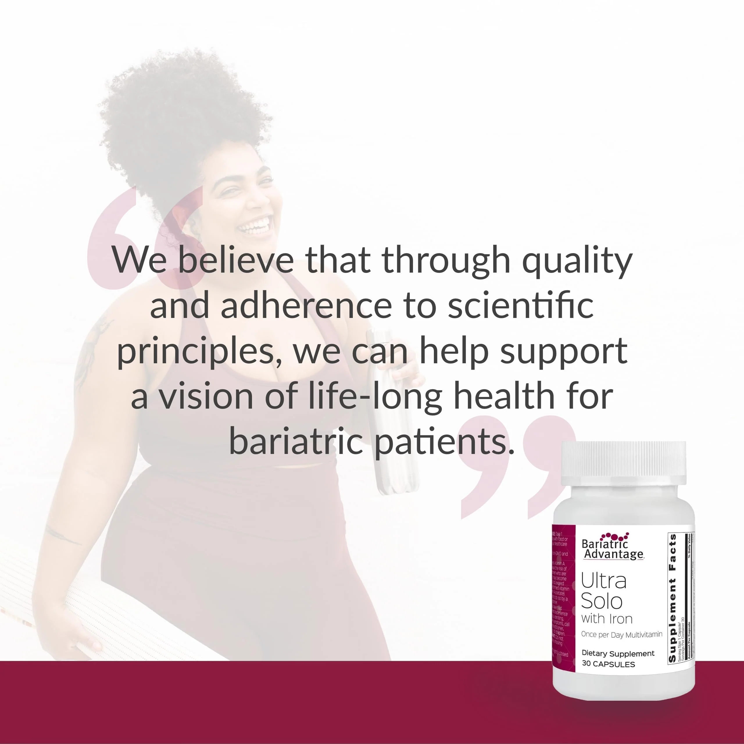 Bariatric Advantage Ultra Solo with Iron – Once-Per-Day Multivitamin for Bariatric Patients (30 Count) – Gluten-Free - Image 7
