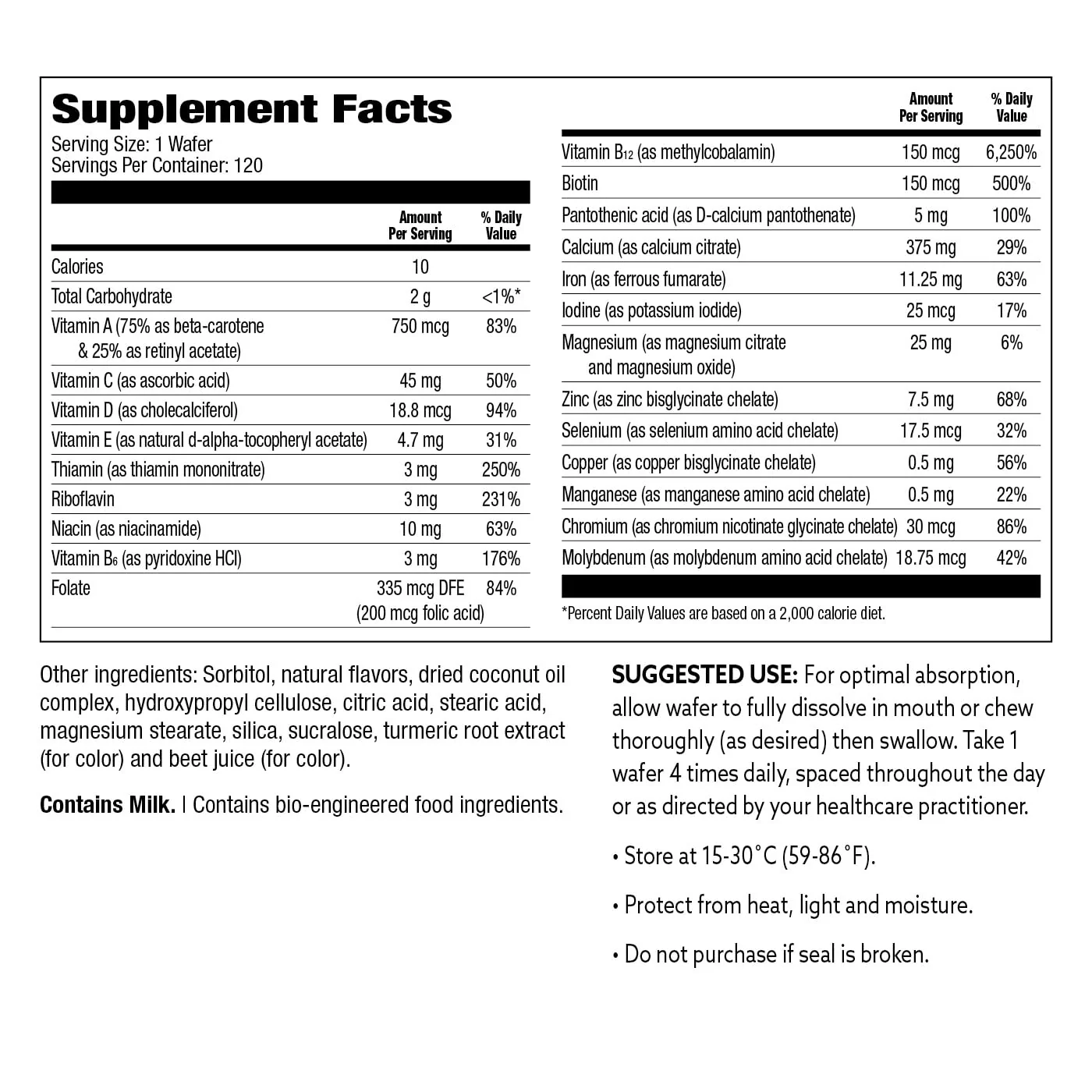 Bariatric Choice All-in-One Chewable Bariatric Multivitamin with Iron & Calcium Citrate Tropical Citrus 120ct - Image 4