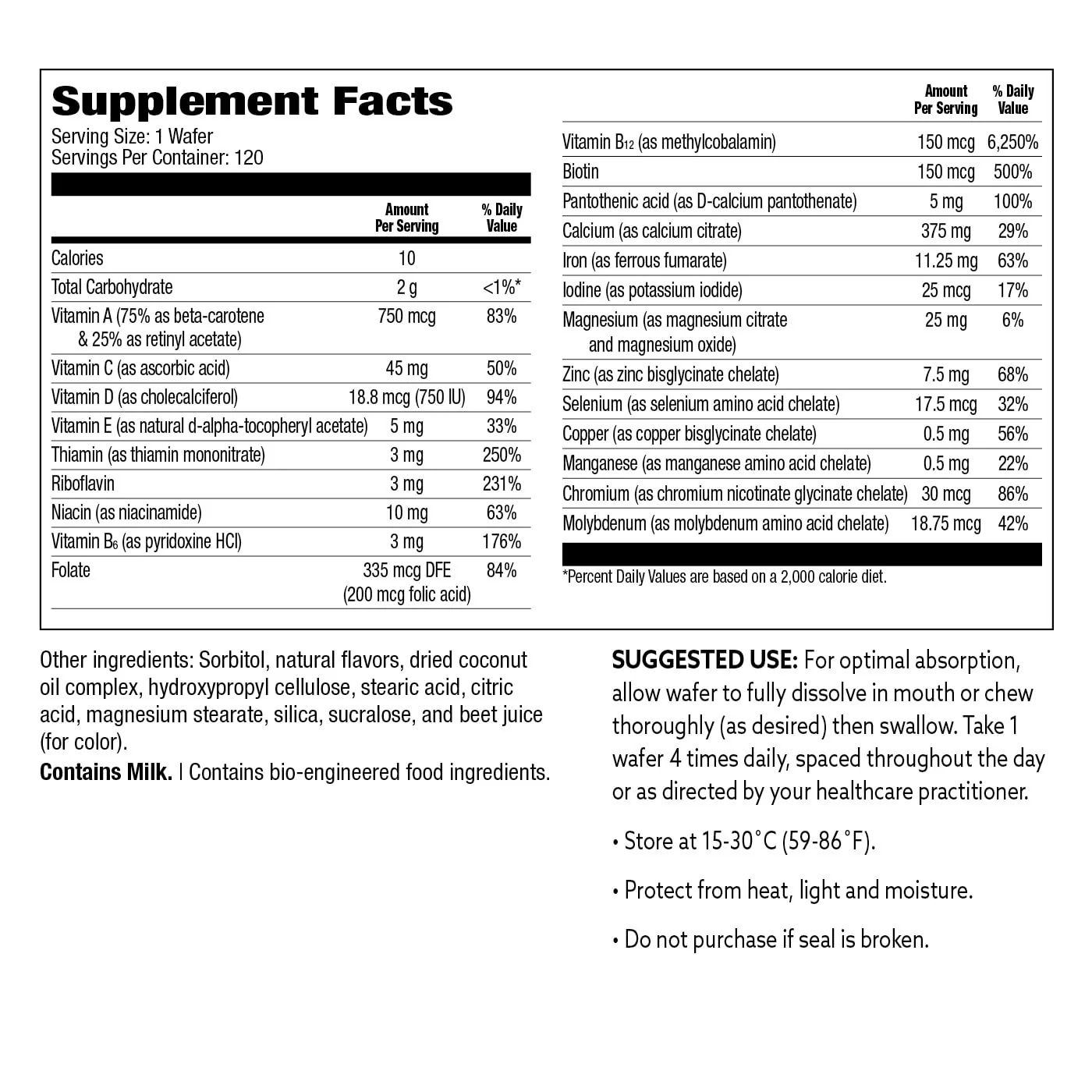 Bariatric Choice All-in-One Chewable Multivitamin with Iron & Calcium Citrate – Very Berry (120ct) - Image 4