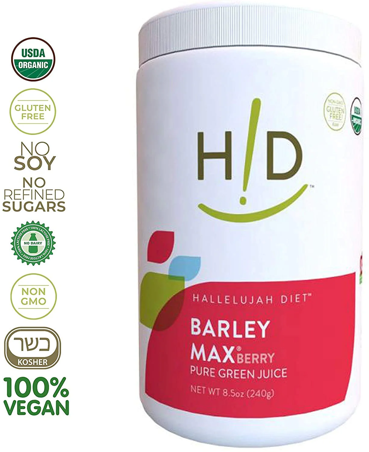 BarleyMax Berry Green Juice Powder – Hallelujah Diet, 8.5 oz (60 Day Supply) - Image 4
