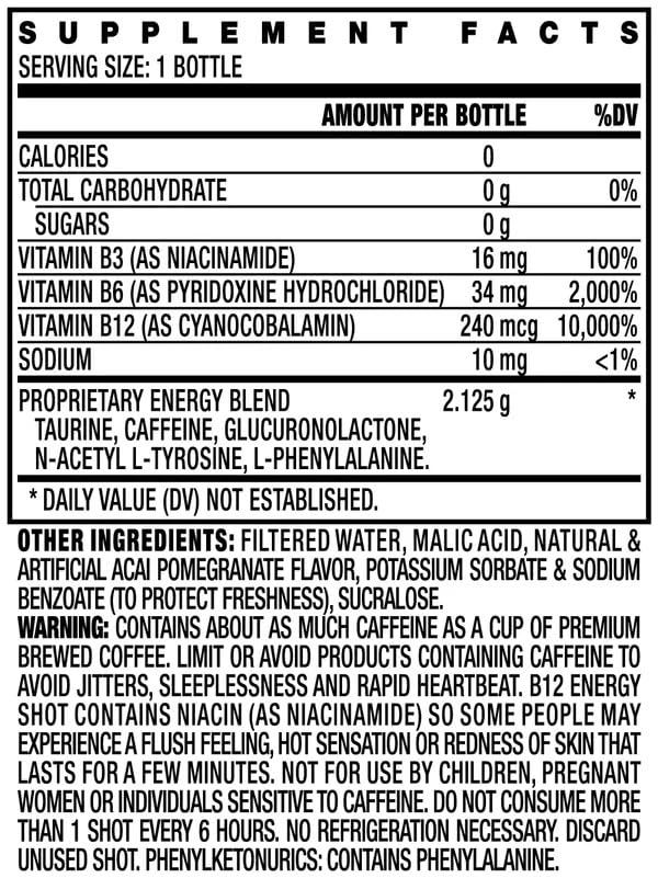 BASED BOX Stacker 2 Vitamin B Complex Energy Shots – Vegan B12 (10,000% DV), 2oz, Pack of 24 - Image 6
