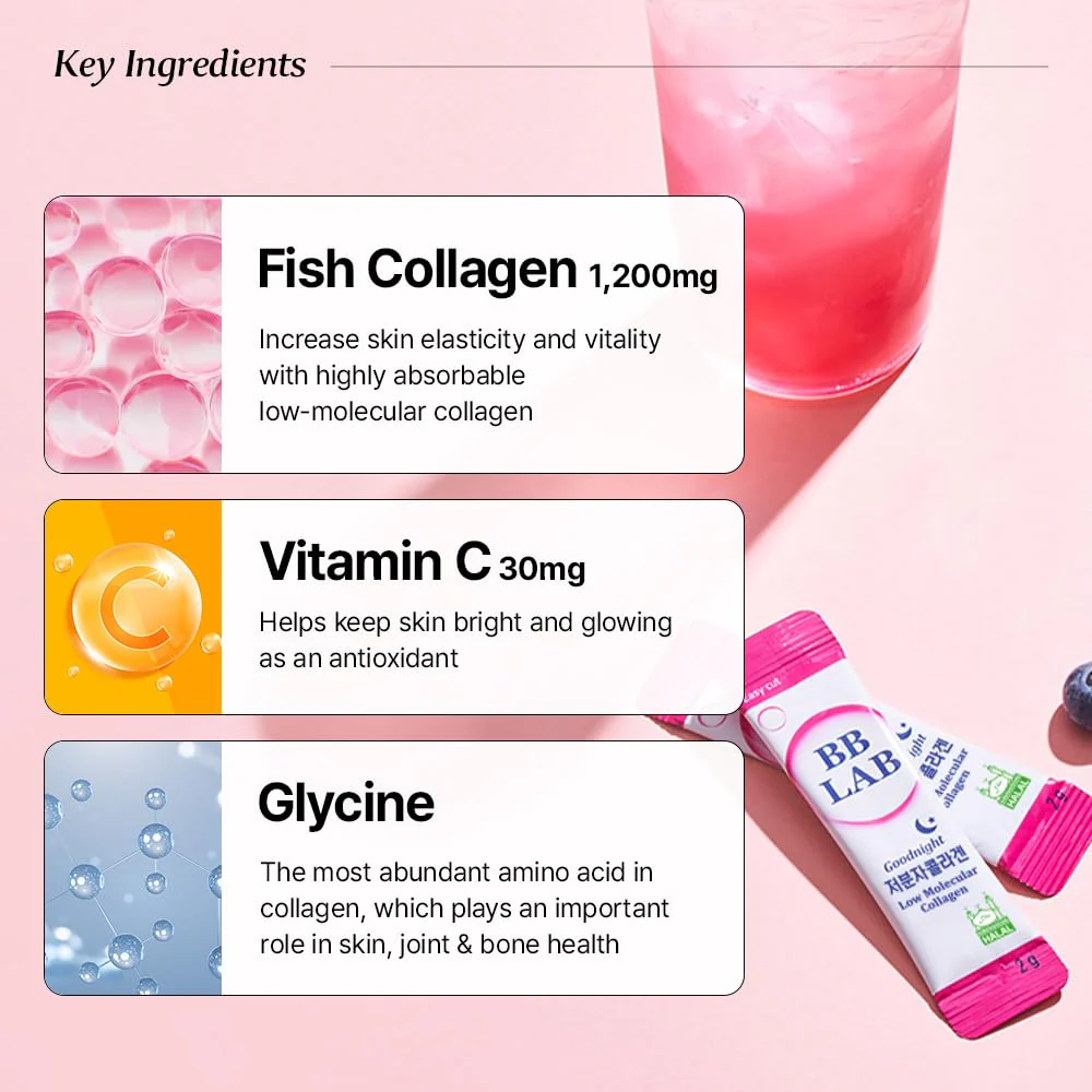 BB LAB Gift Set – Low Molecular Korean Collagen Powder Sticks | Fast Absorption - Image 3