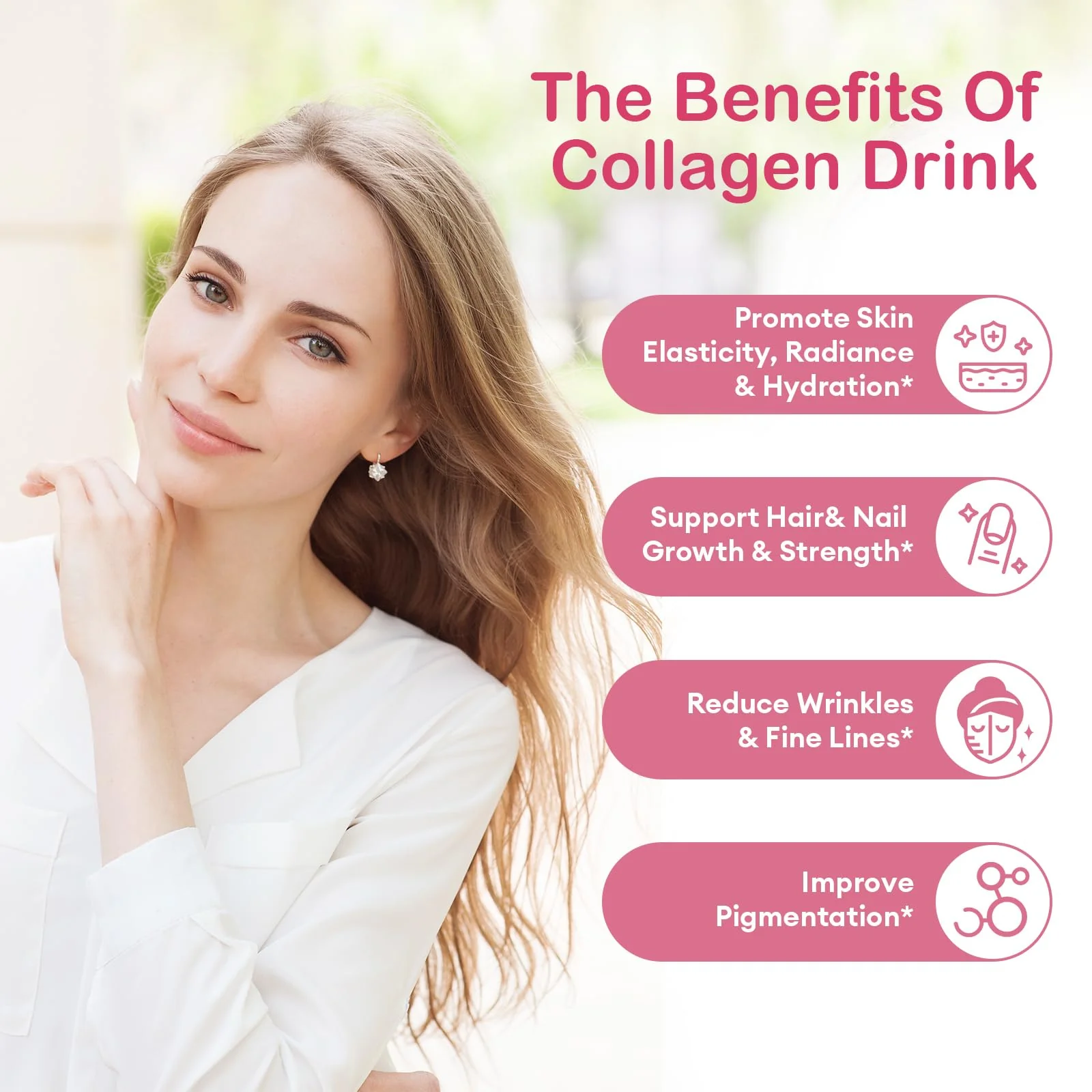 BBEEAAUU Collagen Drink 6000 mg Marine Peptides — Apple (30 x 0.85 oz) - Image 2