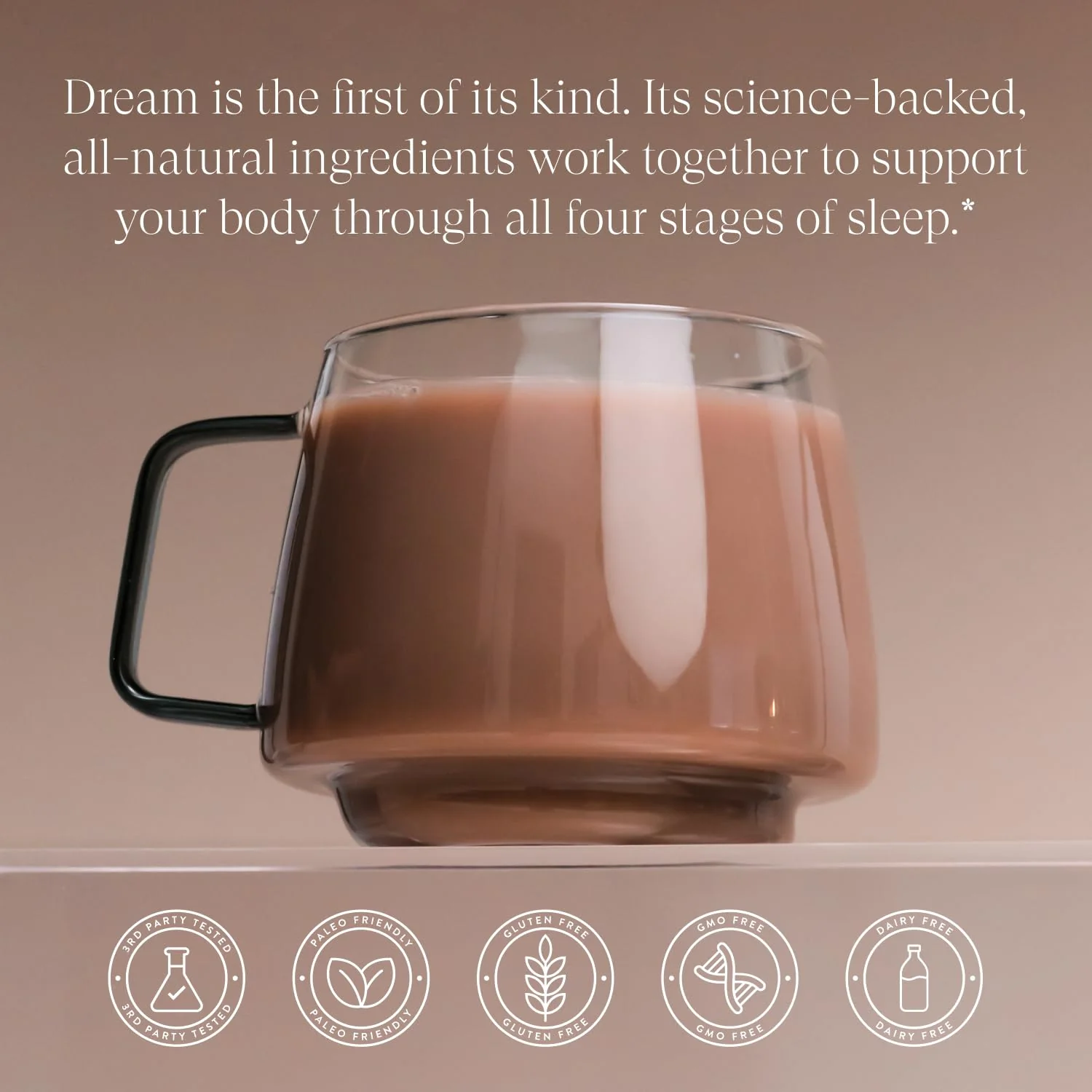 Beam Dream Sleep Powder – Melatonin-Free Sleep Aid with Magnesium & L-Theanine | 30 Servings | Vegan - Image 2