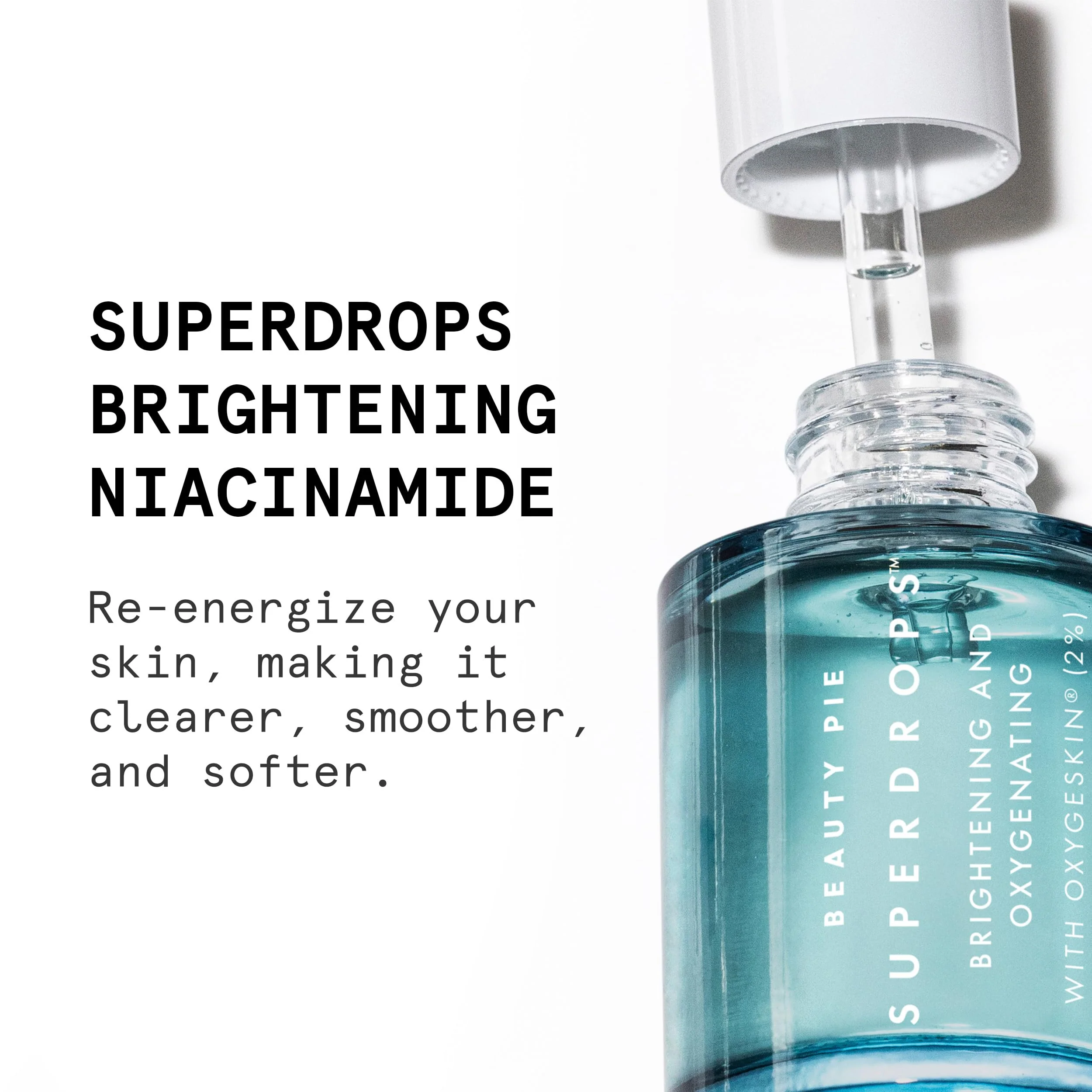Beauty Pie Superdrops Niacinamide 10% Serum – Pore Refining & Brightening (1 oz / 30 mL) - Image 2