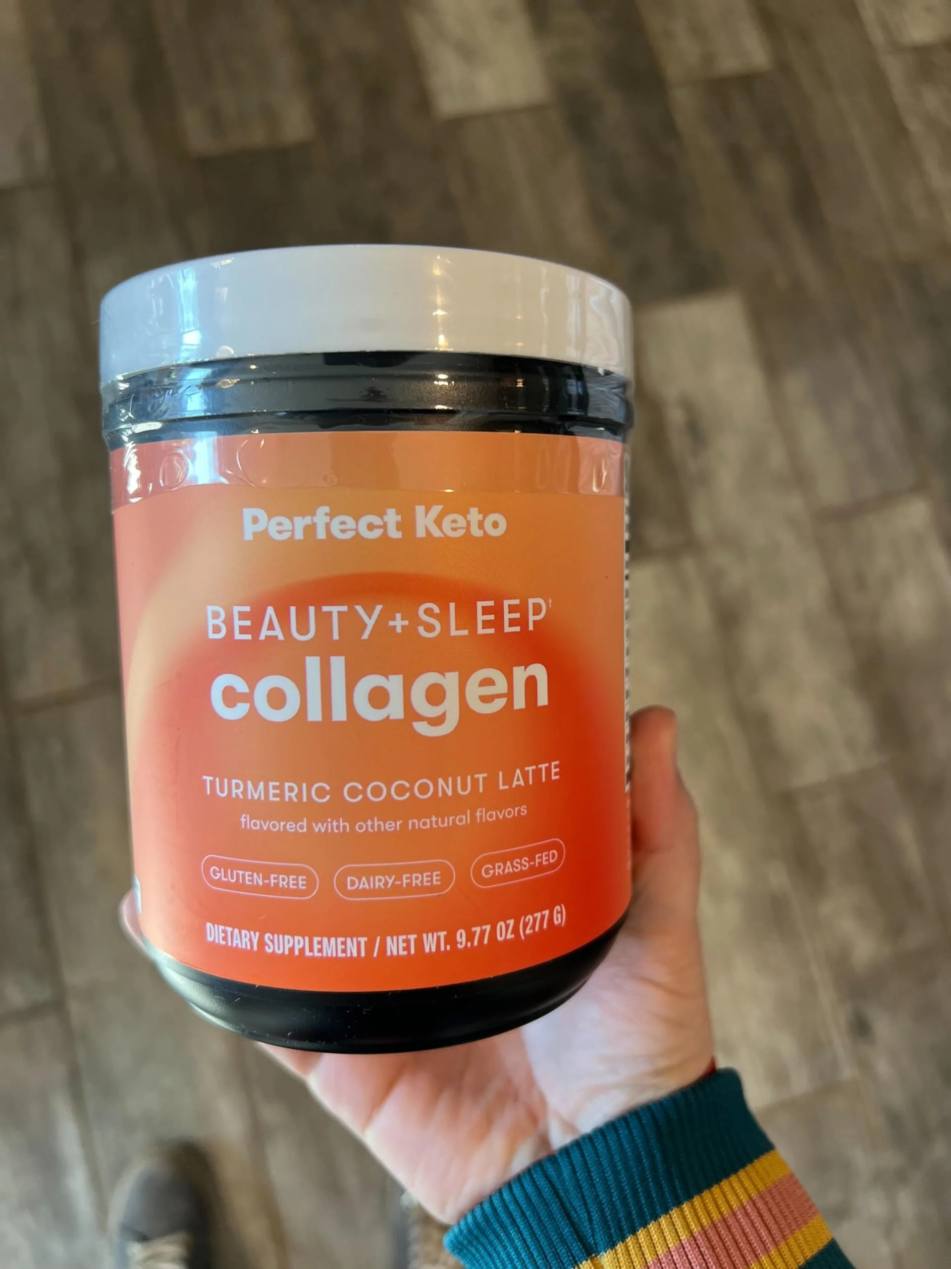 Beauty + Sleep Collagen Protein Powder – Turmeric Coconut Latte | Perfect Keto - Image 3
