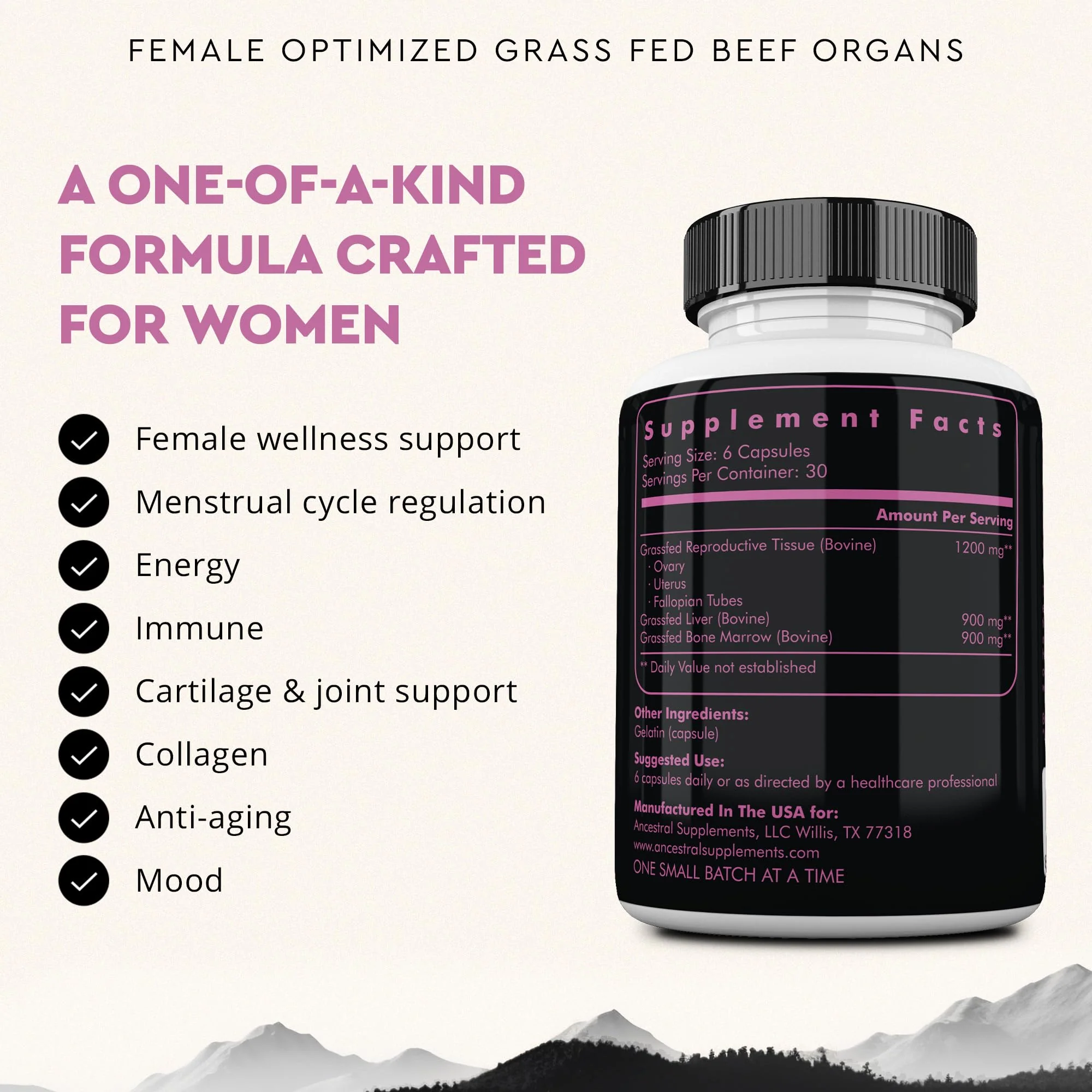 Beef Organ Supplement for Women – Hormone Balance, Energy & Wellness - Image 3