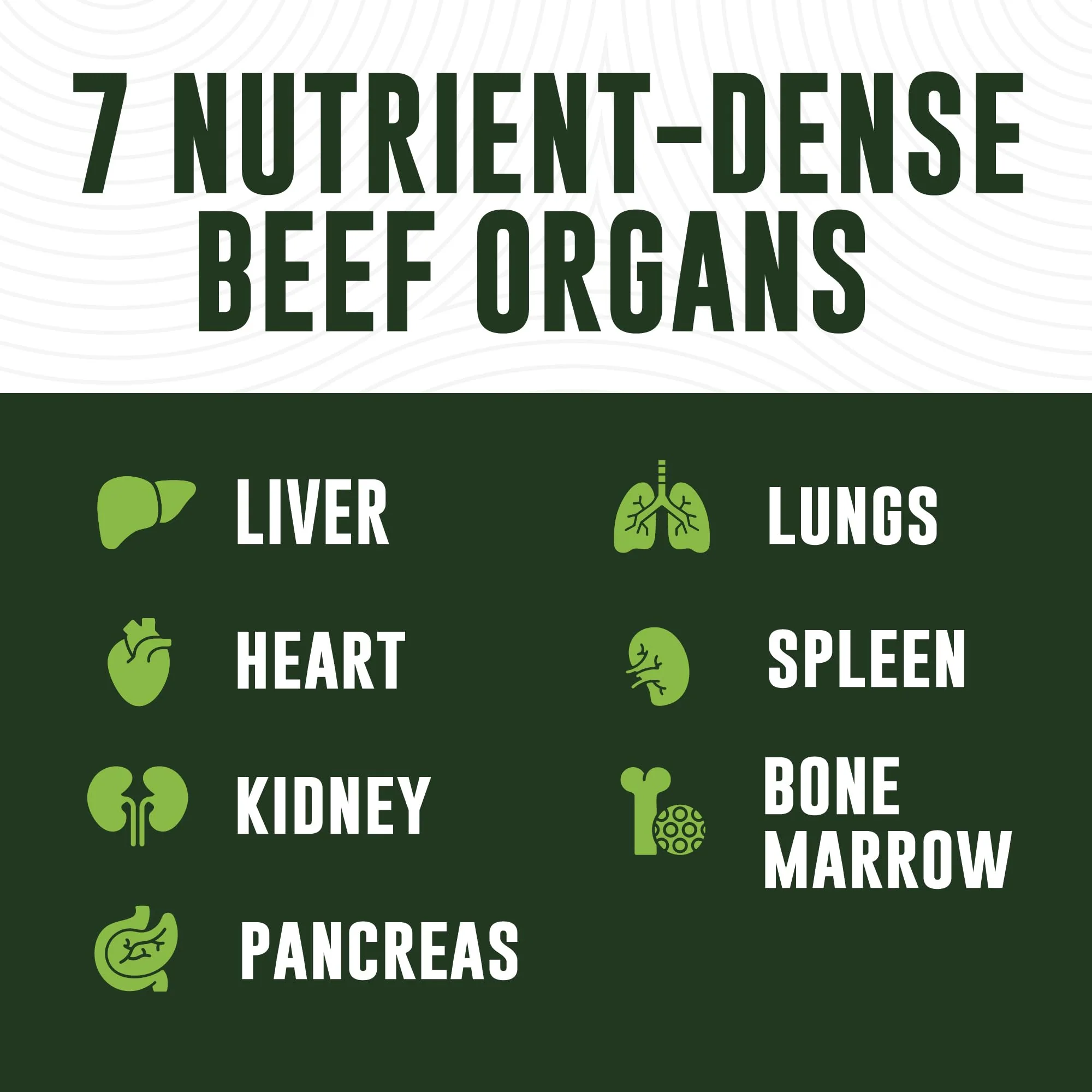 Beef Organ Supplement Grass Fed - 7-Organ NZ Complex | 180ct | Non-GMO - Image 4