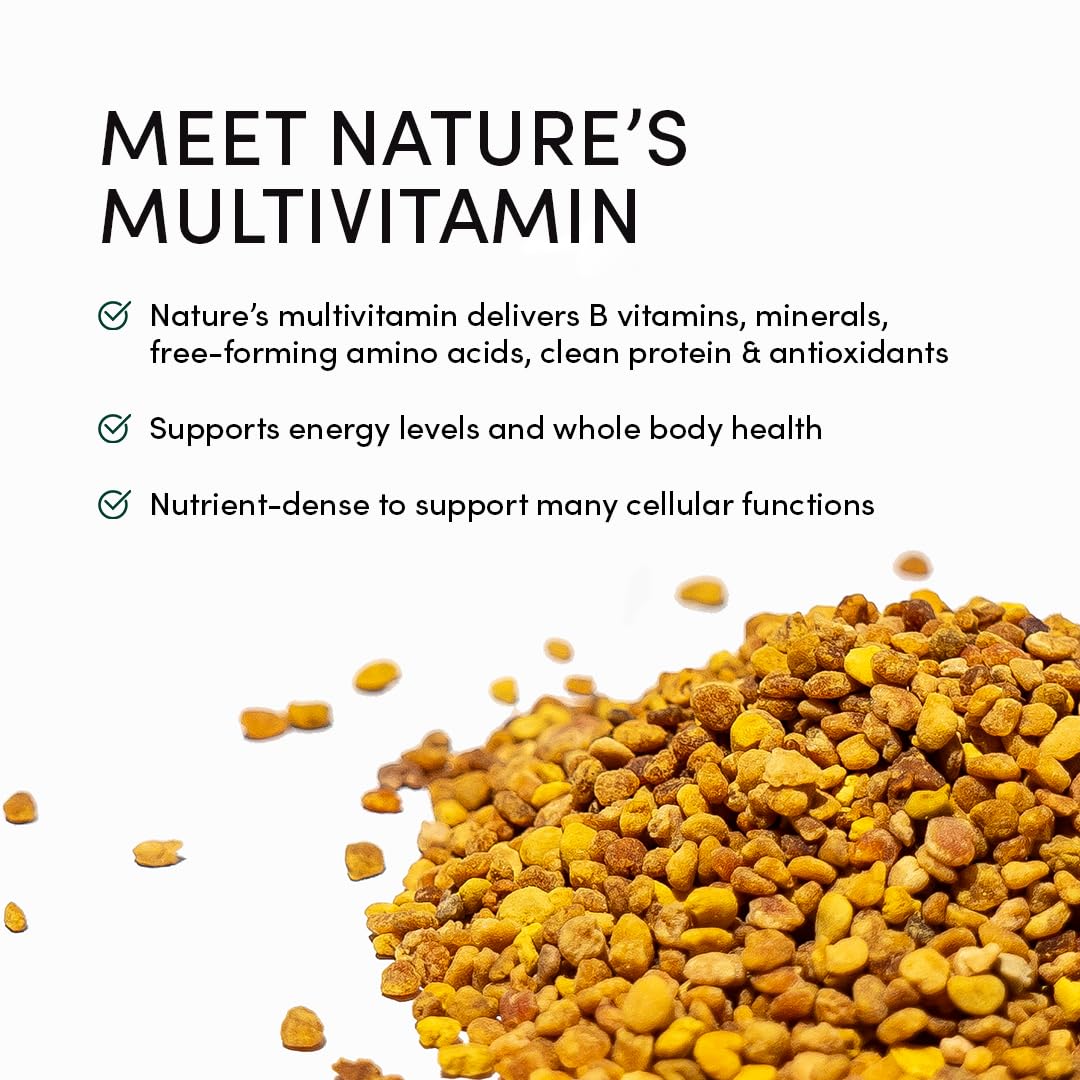 Beekeeper's Naturals – 100% Raw Bee Pollen Granules (5.2 oz) – Paleo & Keto, Gluten Free - Image 4