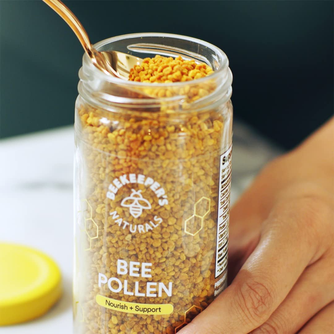 Beekeeper's Naturals – 100% Raw Bee Pollen Granules (5.2 oz) – Paleo & Keto, Gluten Free - Image 7