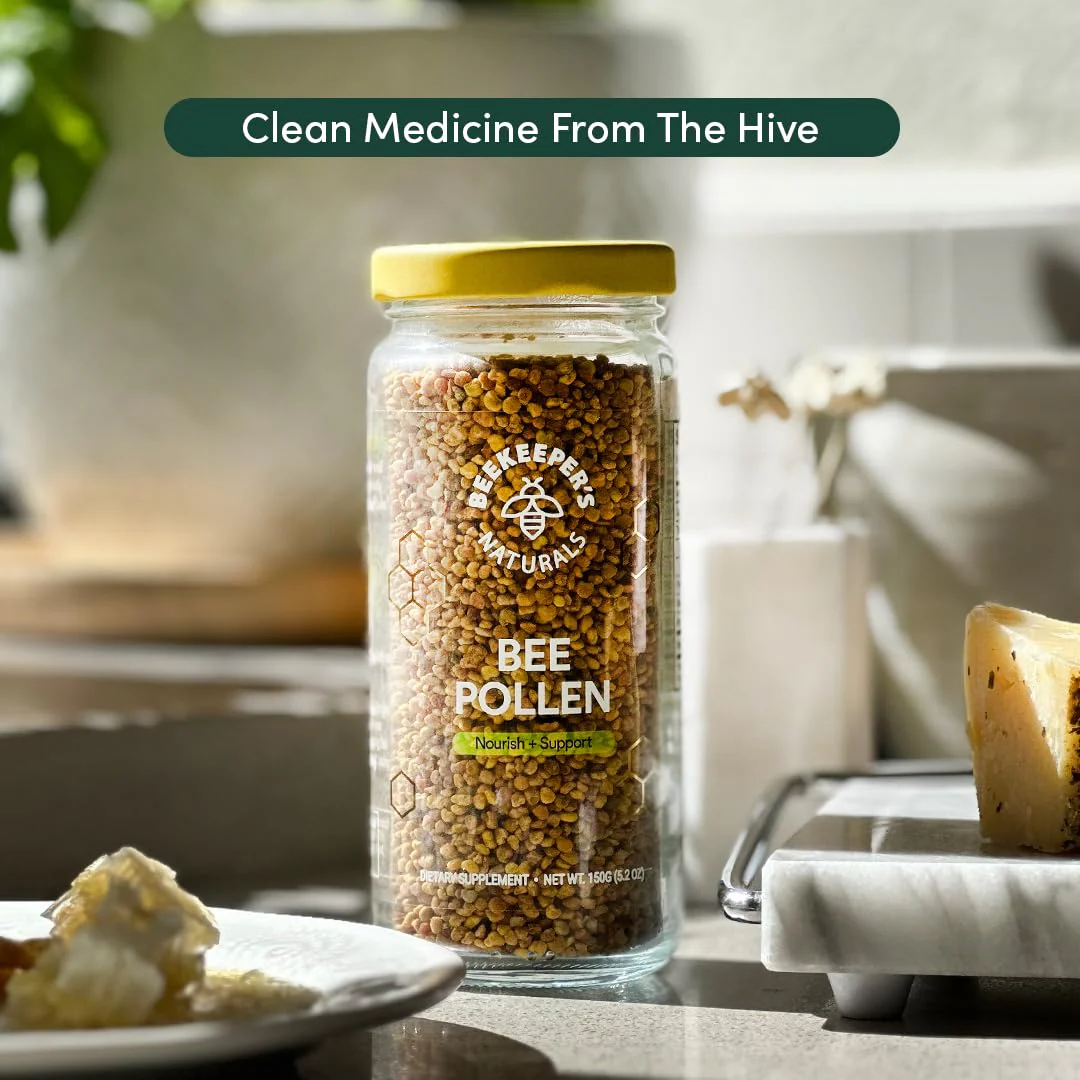 Beekeeper's Naturals – 100% Raw Bee Pollen Granules (5.2 oz) – Paleo & Keto, Gluten Free - Image 8
