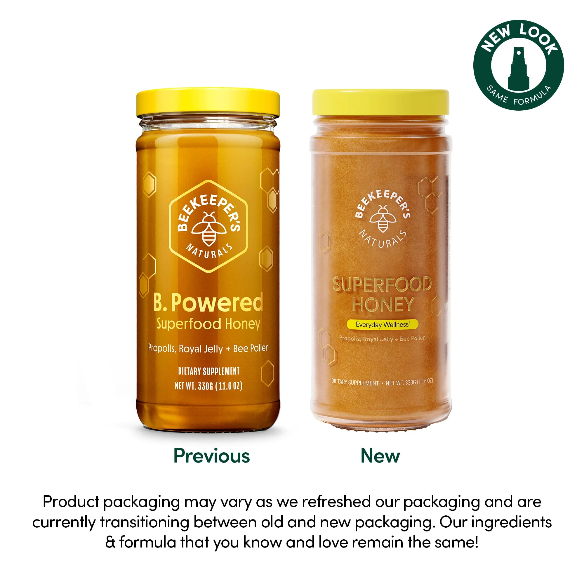 Beekeeper's Naturals Superfood Honey – Bee Pollen, Royal Jelly & Propolis (11.6 oz) - Image 6