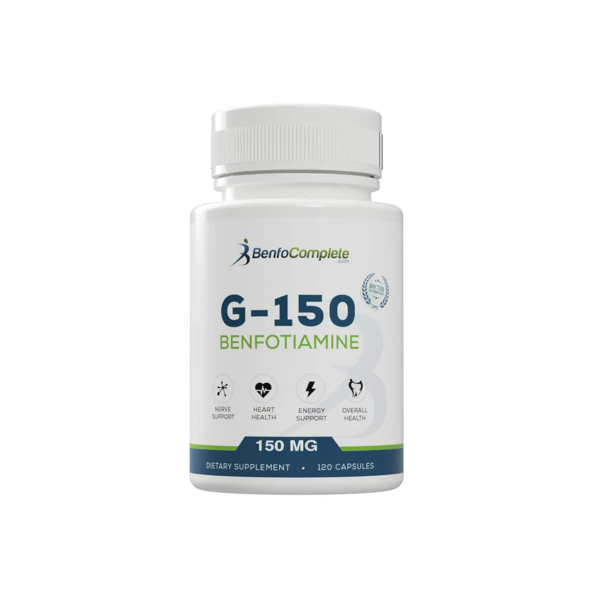 Benfocomplete Benfotiamine 150 mg – 120 Gelatin Capsules per Bottle | Pack of 3 Bottles - Image 3