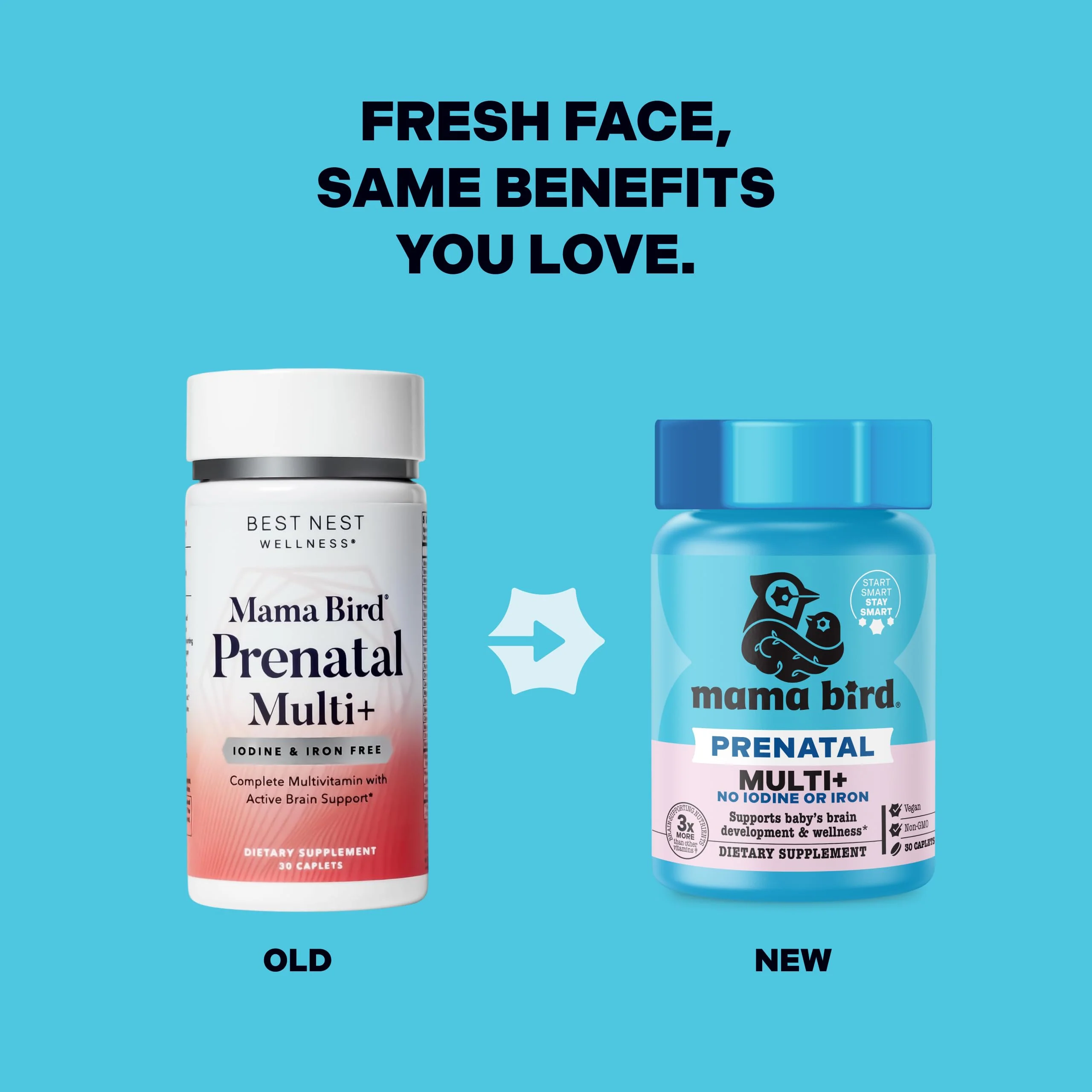 Best Nest Wellness Mama Bird Prenatal Multi+ No Iodine or Iron – 30 Servings, Brain-Ready Prenatal Vitamins - Image 6