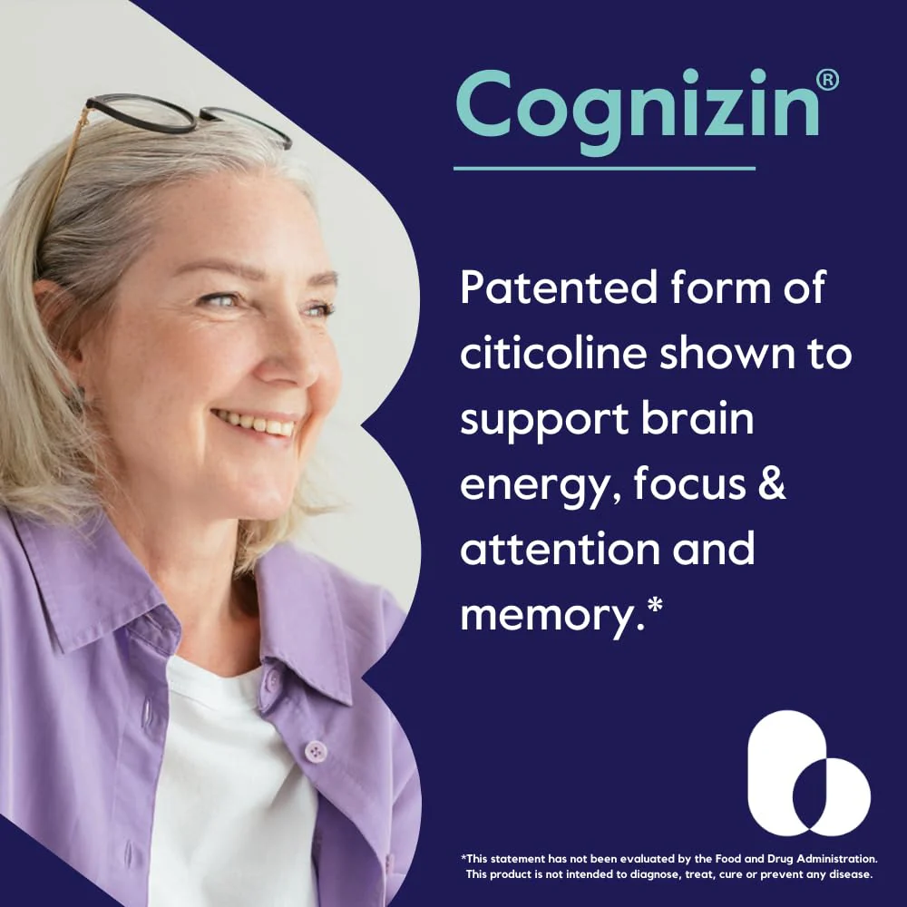 BESTVITE Cognizin Citicoline 500mg – 120 Vegetarian Capsules | Premium Nootropic - Image 3