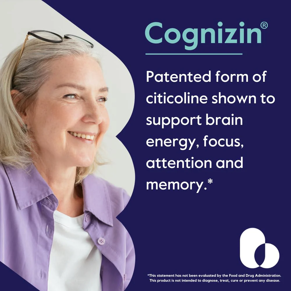 BESTVITE Cognizin Citicoline 500mg – 120 Vegetarian Capsules | Premium Nootropic - Image 9