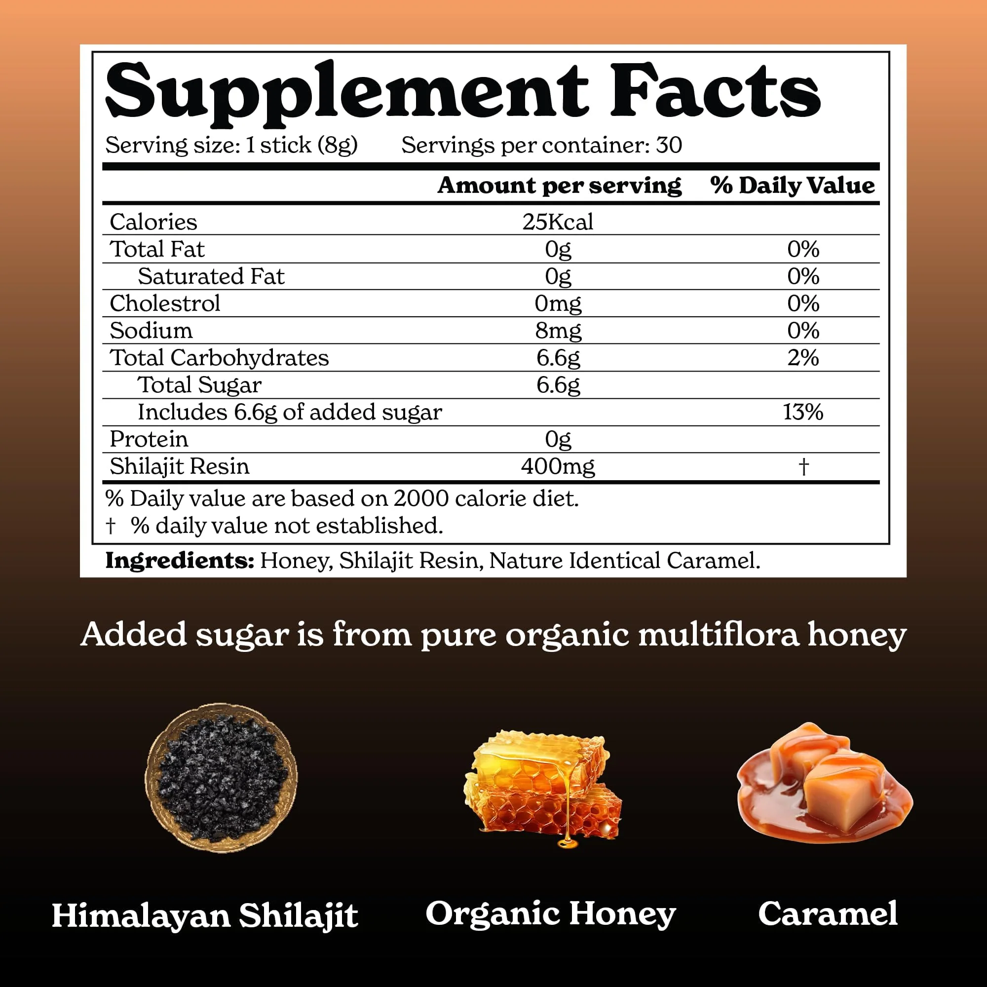Better Alt Himalayan Shilajit + Honey Sticks – 30 Sticks for Energy, Immunity & Wellness | 85+ Trace Minerals, 75%+ Fulvic Acid - Image 2