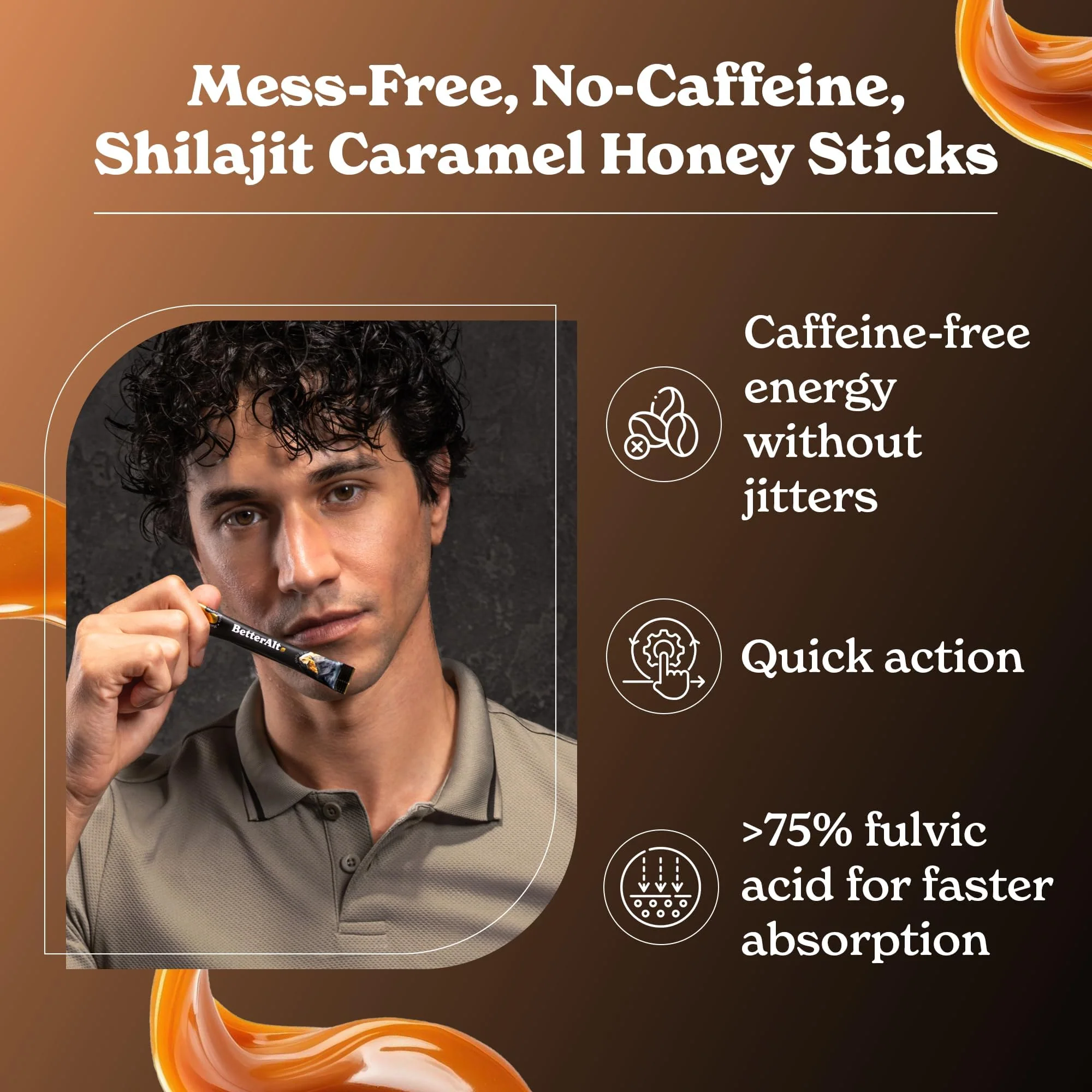 Better Alt Himalayan Shilajit + Honey Sticks – 30 Sticks for Energy, Immunity & Wellness | 85+ Trace Minerals, 75%+ Fulvic Acid - Image 5