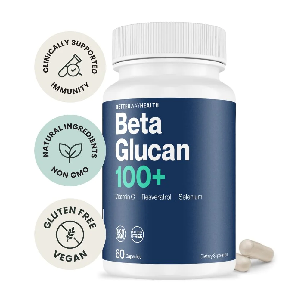 Better Way Health Advanced Immune Readiness – Beta Glucan with Vitamin C, Selenium & Resveratrol | 60 Capsules - Image 11
