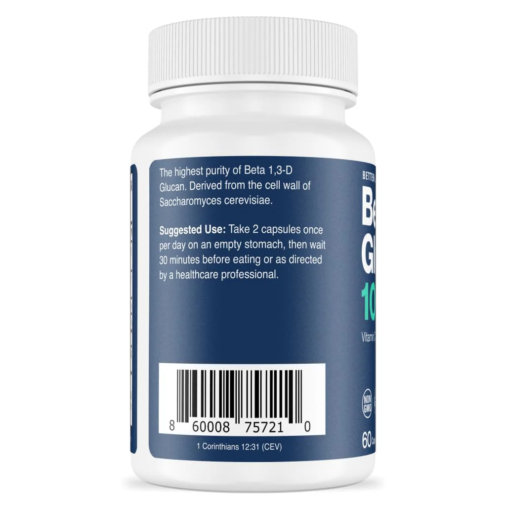 Better Way Health Advanced Immune Readiness – Beta Glucan with Vitamin C, Selenium & Resveratrol | 60 Capsules - Image 17