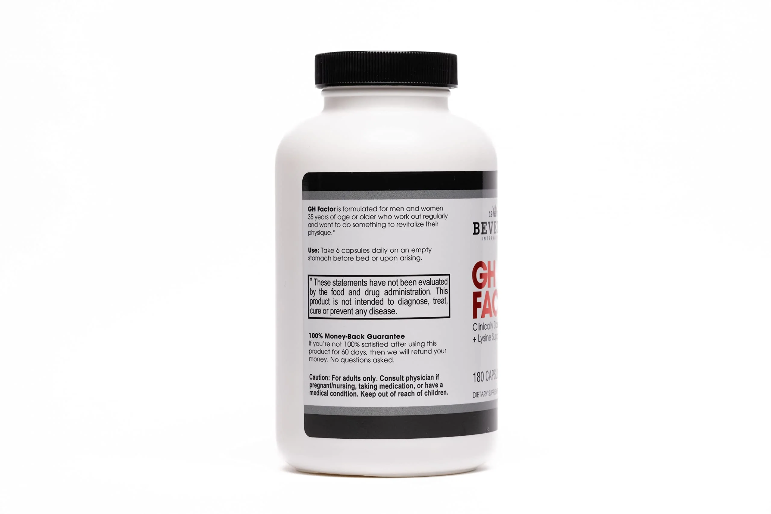 Beverly International GH Factor 180 Capsules – Raise GH Levels Up to 8x - Image 4