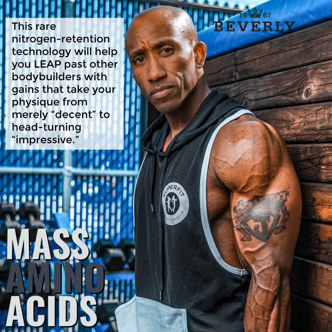 Beverly International Mass Amino Acids, 500 Tabs – Pre- & Post-Workout Support for Muscle Recovery & Repair | Complete Amino Acid Profile - Image 8