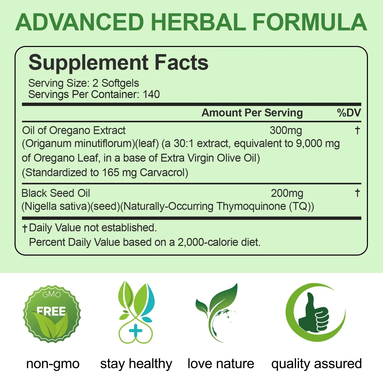 BEWORD Oil of Oregano 840 Softgels – 2-in-1 Oregano & Black Seed Oil for Immune & Antioxidant Support | Plant-Based, Non-GMO | 3-Pack - Image 16