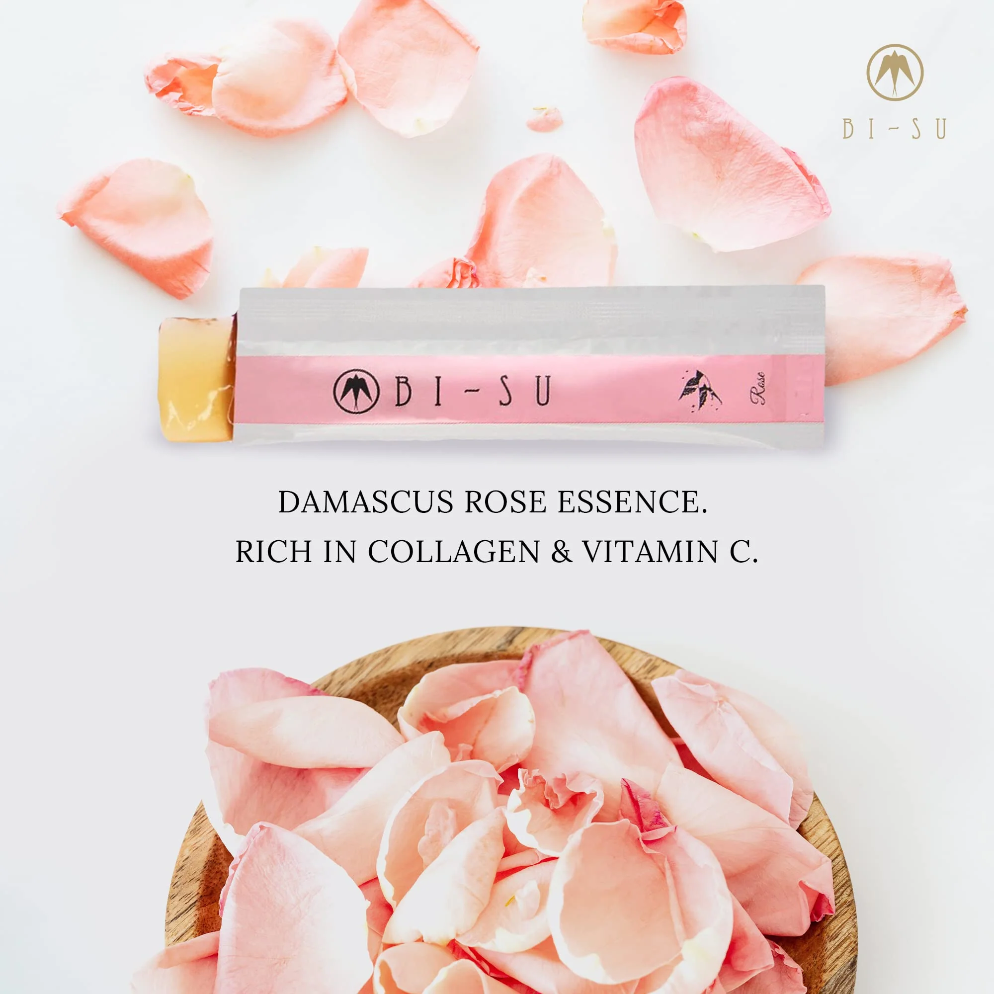 BI-SU Extract Jelly Sticks – Rose Swiftlet Nest, Collagen & Vitamin C, 30 PCS - Image 3