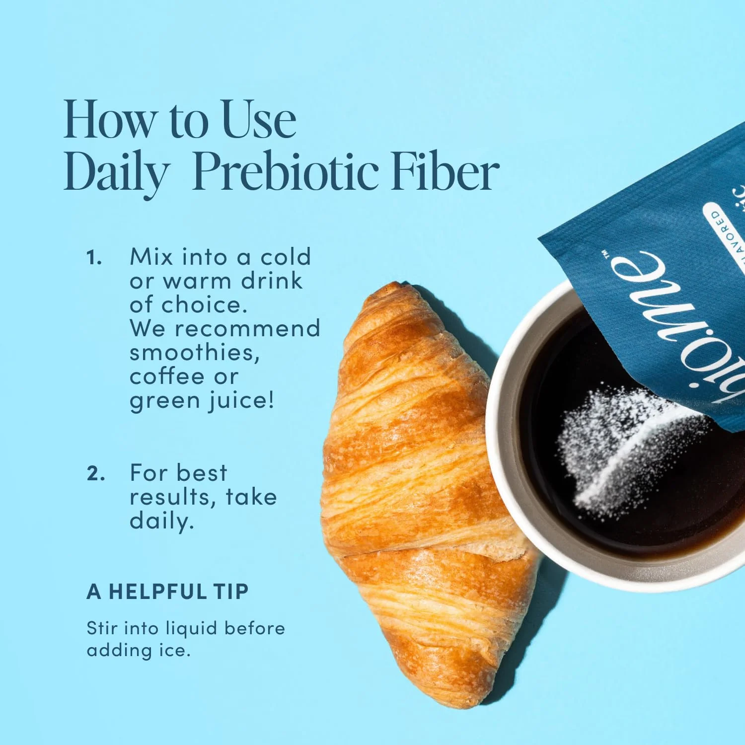 Bio.me Daily Prebiotic Fiber Powder Unflavored — 20 Travel Packs, 7g per Serving - Image 17