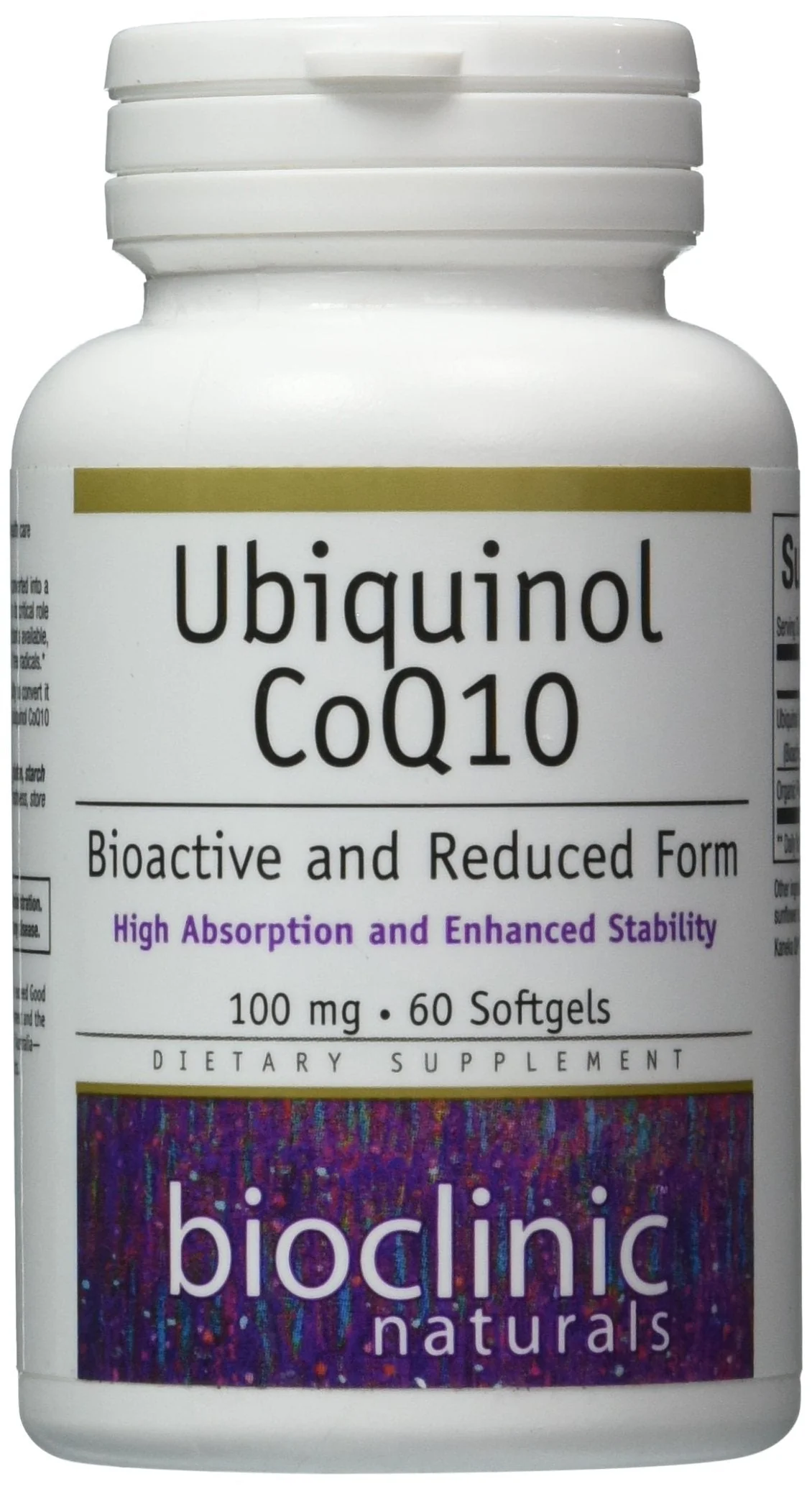 Bioclinic Naturals Ubiquinol Softgels, 60 Count | CoQ10 for Cellular Energy