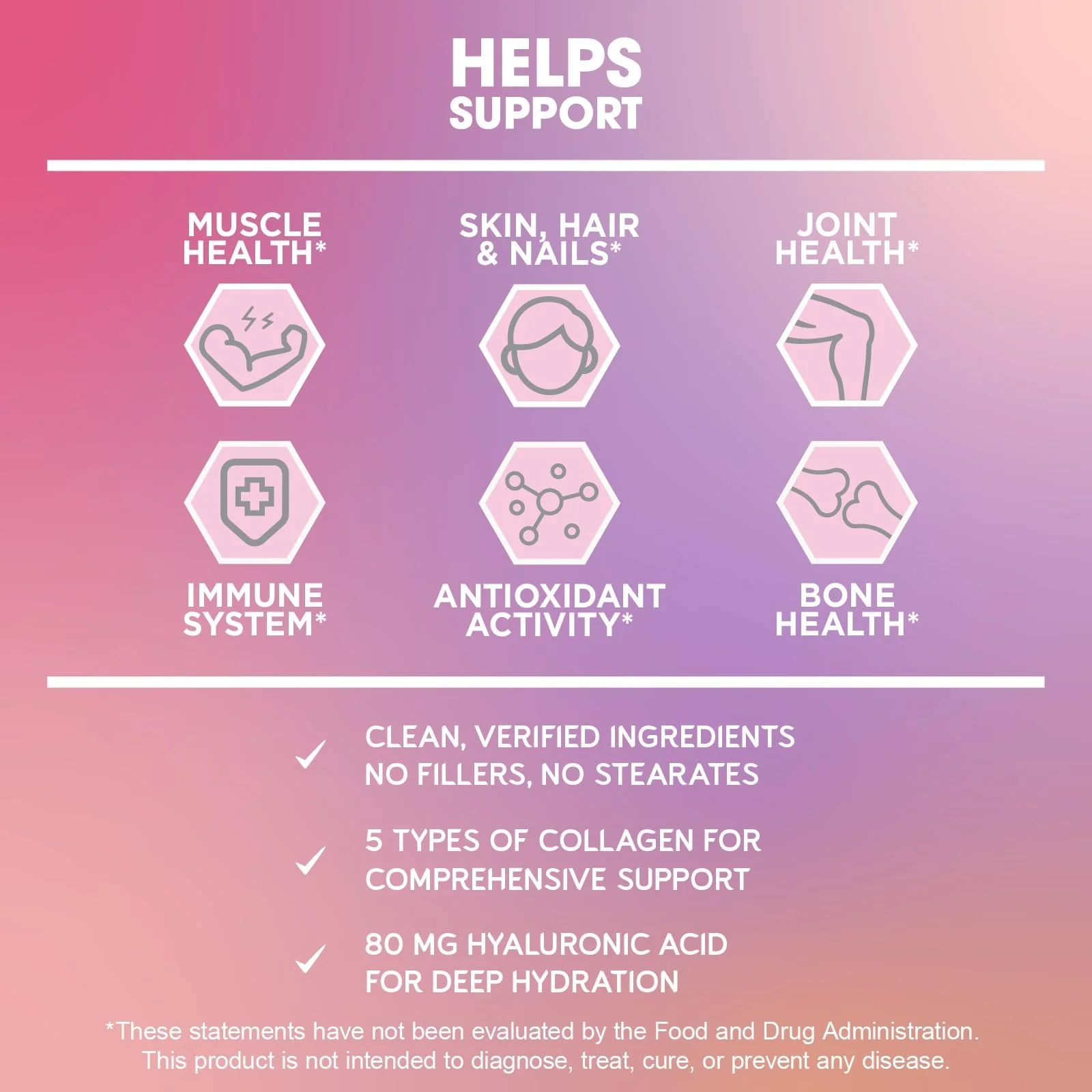 BioEmblem Beauty Collagen – 11G Hydrolyzed Multi-Collagen Peptides, Hyaluronic Acid, Vitamin C & Biotin – 30 Servings - Image 6