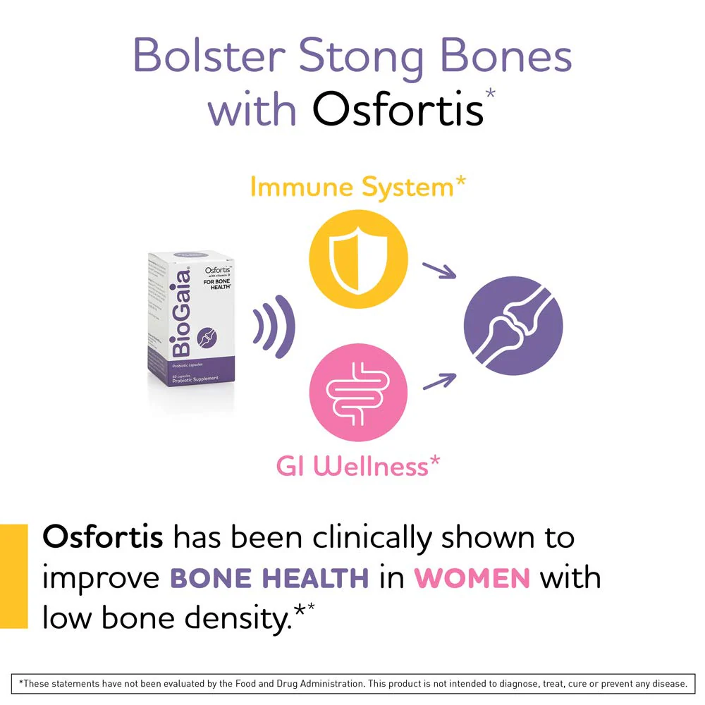 BioGaia Osfortis – Women’s Probiotic for Bone Health, Immune Balance & GI Wellness (60 caps) - Image 13